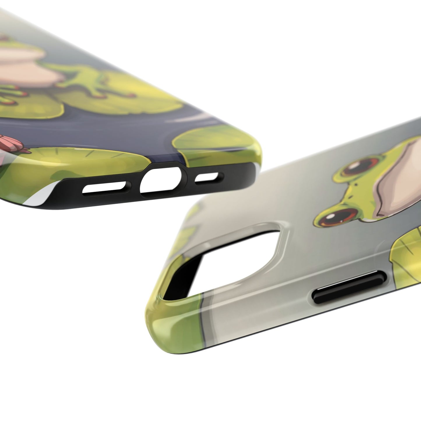 Cute Frog Tough Phone Case - Durable Protection with Nature Vibe
