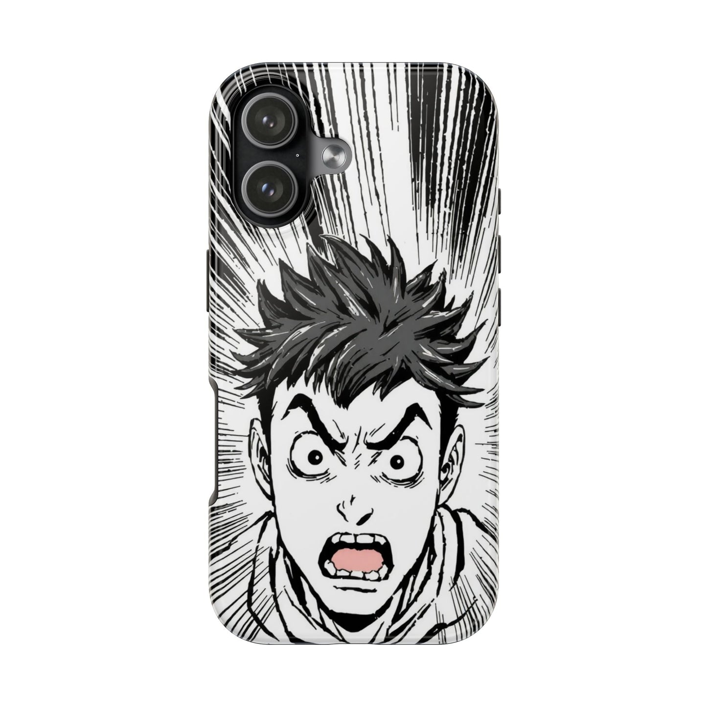 Intense Graphic Phone Case - Tough Design for Anime Fans
