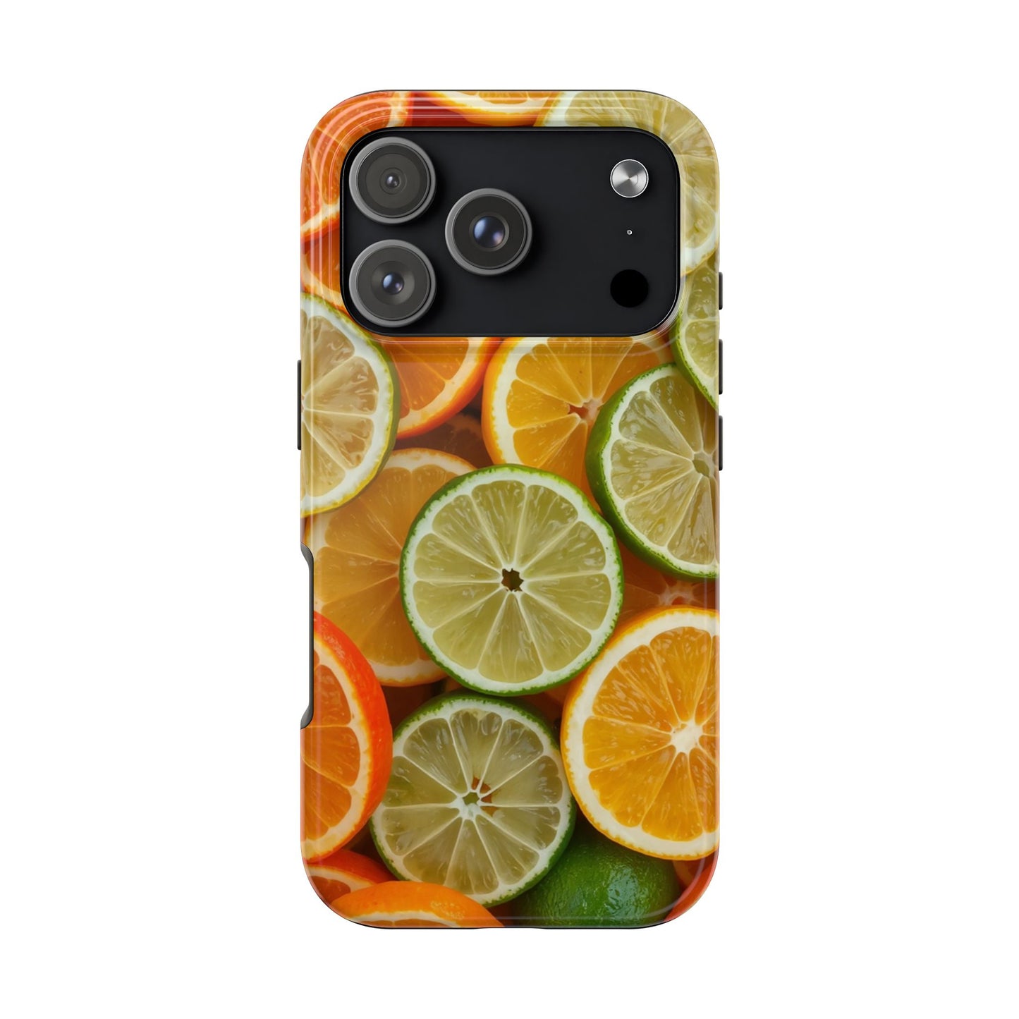 Citrus Slice Tough Phone Case – Vibrant Fruit Design for Summer Fun