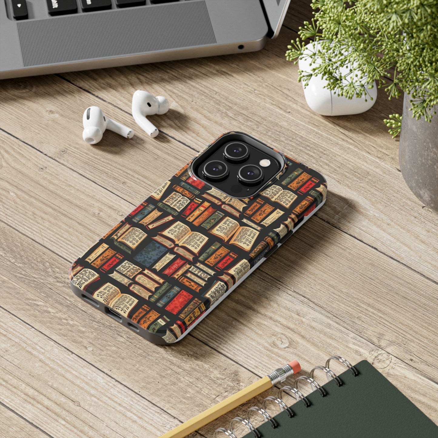 Book Lover Tough Phone Cases - Durable Protective Cases for Literature Fans