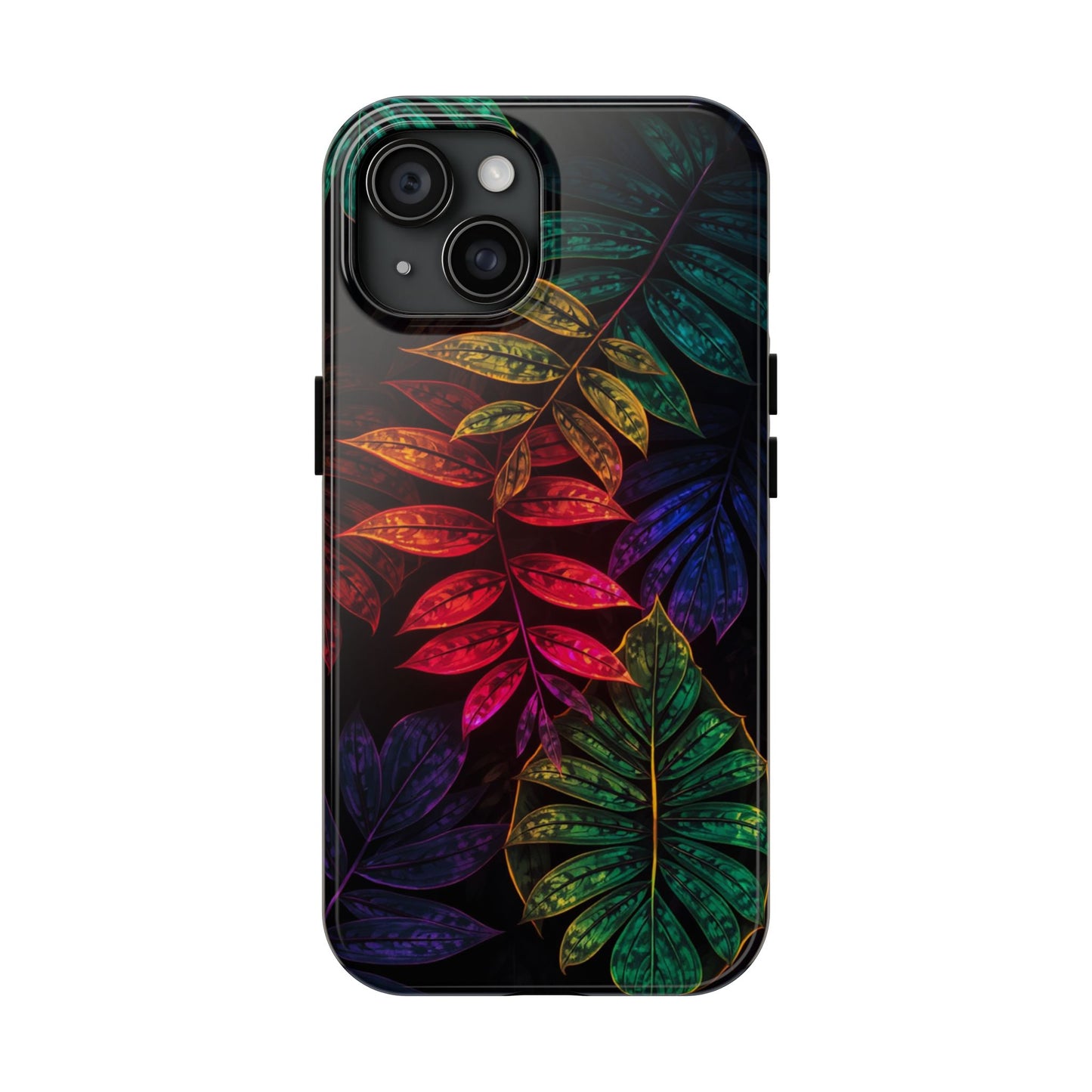 Vibrant Tropical Leaf Tough Phone Case
