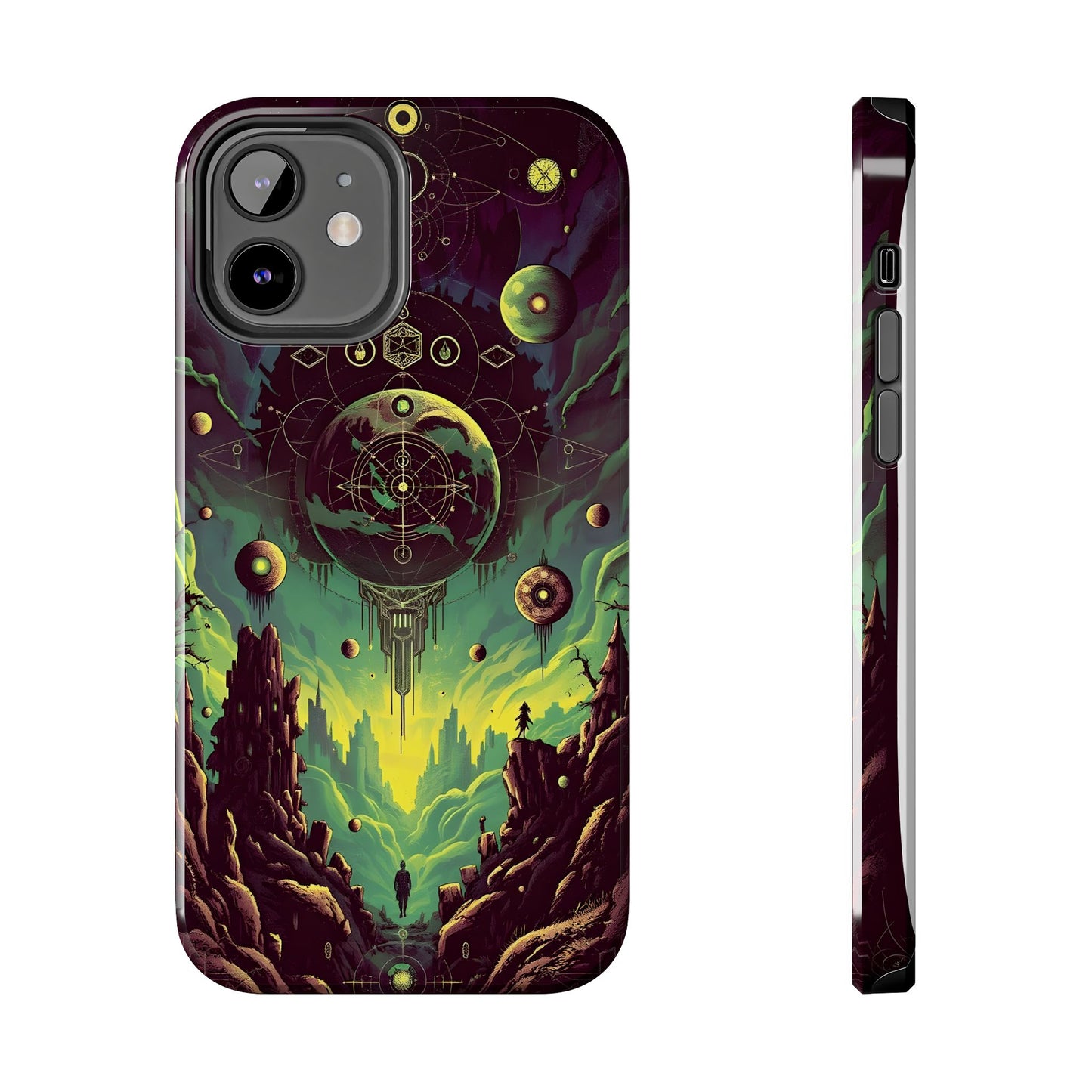 Cosmic Adventure Tough Phone Case - Galaxy Design for Space Enthusiasts - for iPhone