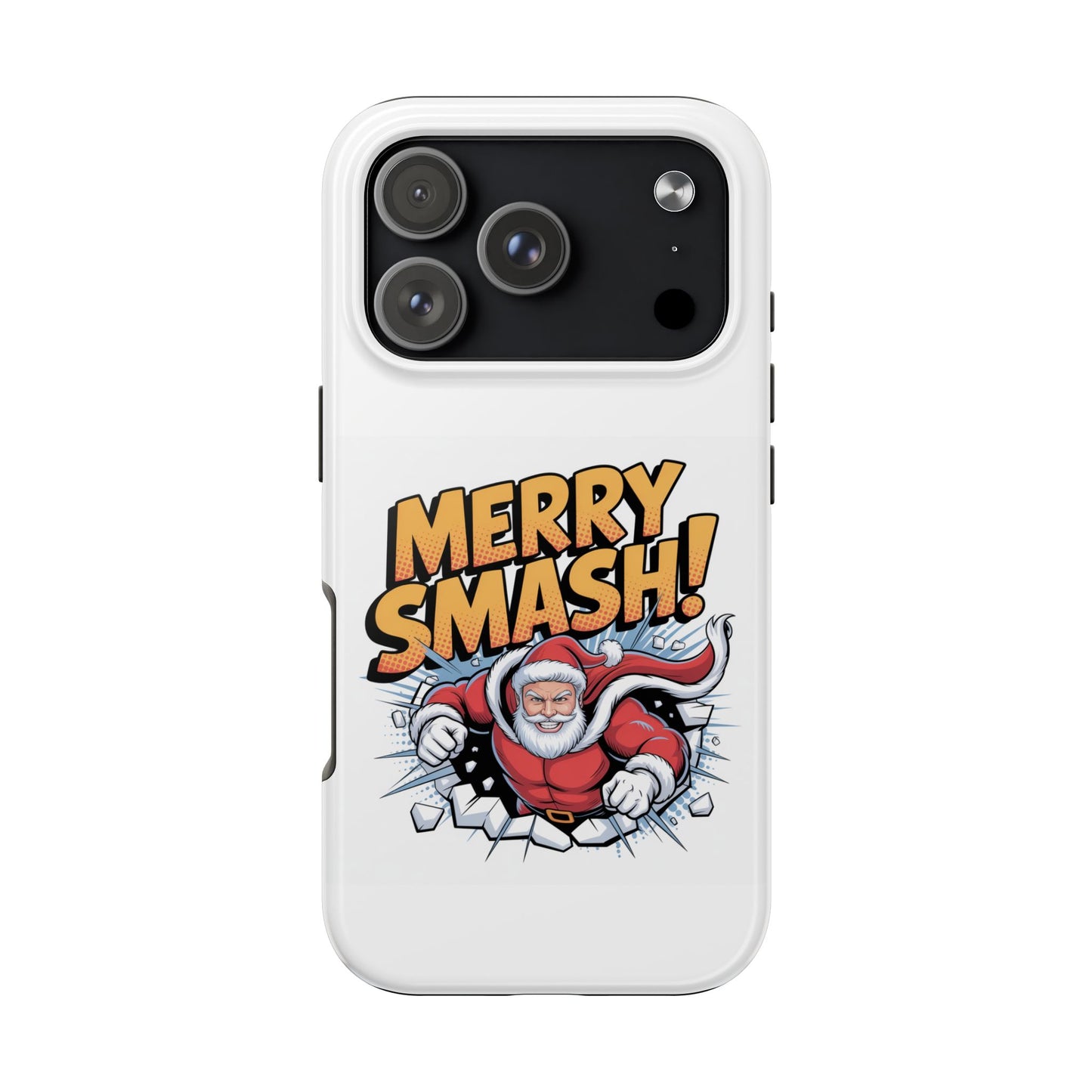 Santa Merry Smash Phone Case