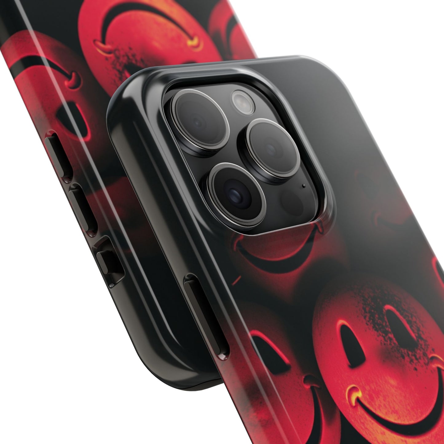 Smiley Face Tough Phone Case - Durable Protection with Fun Design