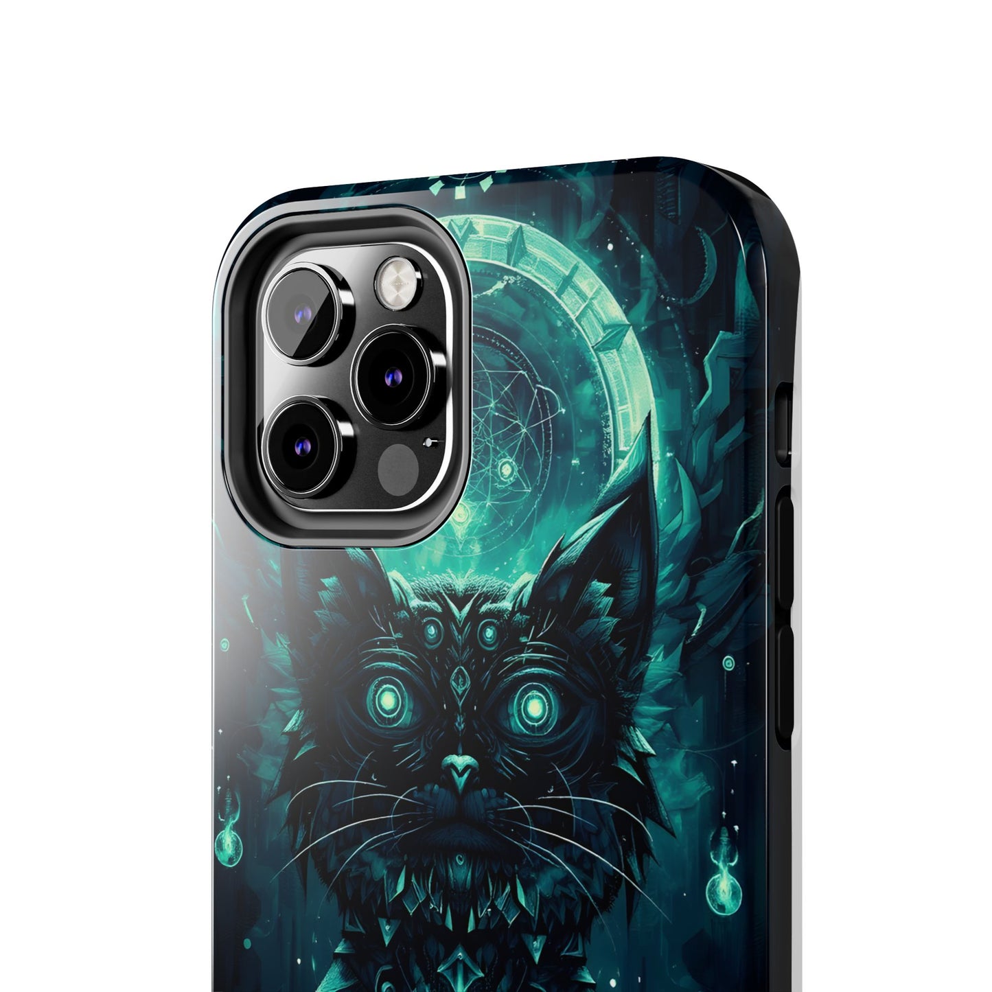 Mystical Dark Cat Phone Case - Tough Protective Cover for Cat Lovers - for iPhone