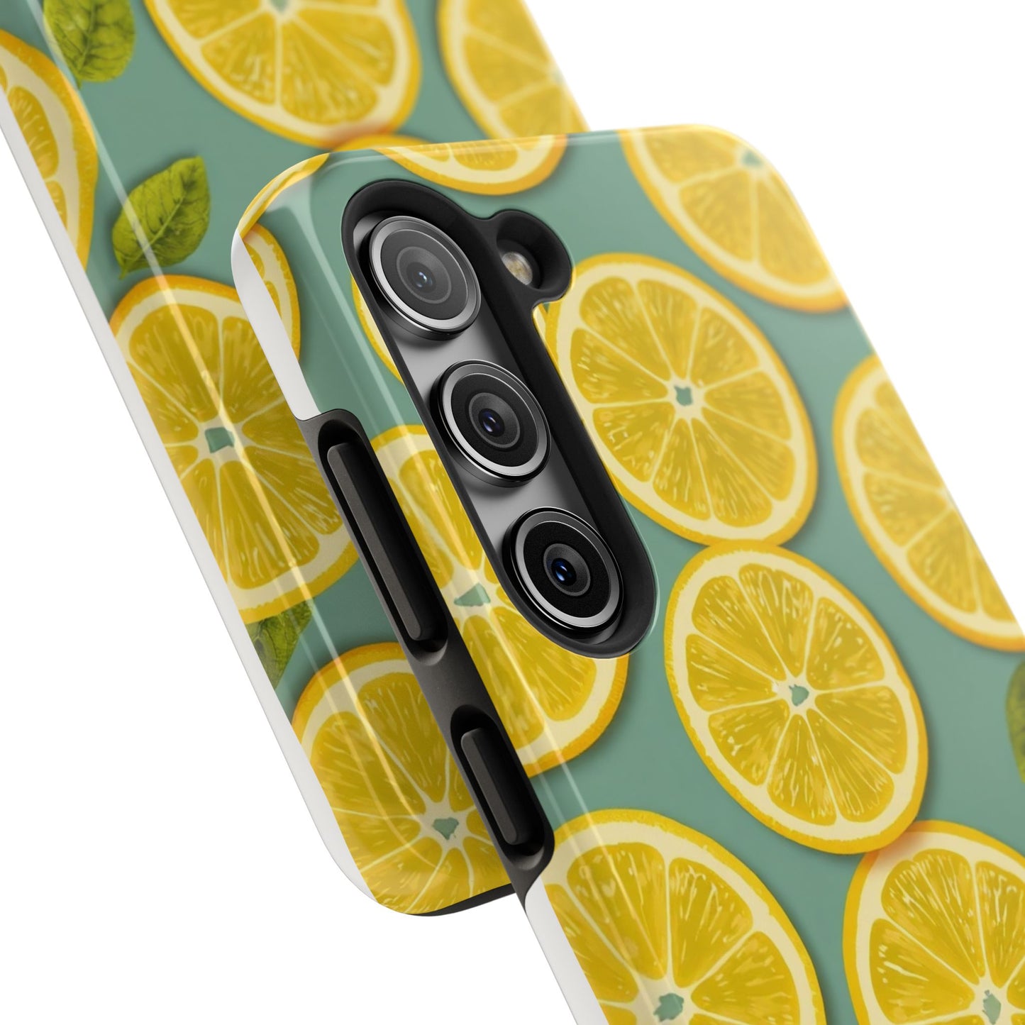 Tough Lemon Pattern Phone Case - Vibrant Citrus Design for Summer Vibes - for iPhone