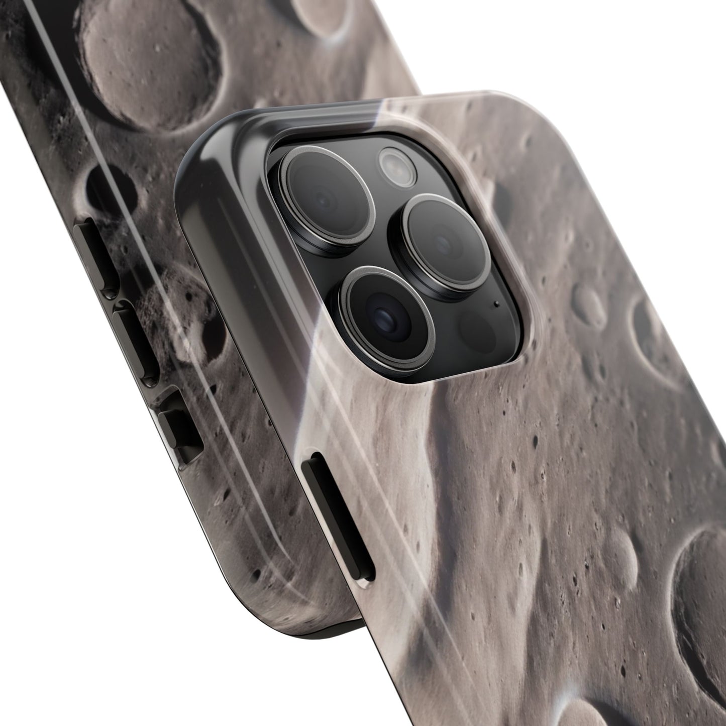 Celestial Moon Surface Tough Phone Case | Durable Space-Themed Design - for iPhone