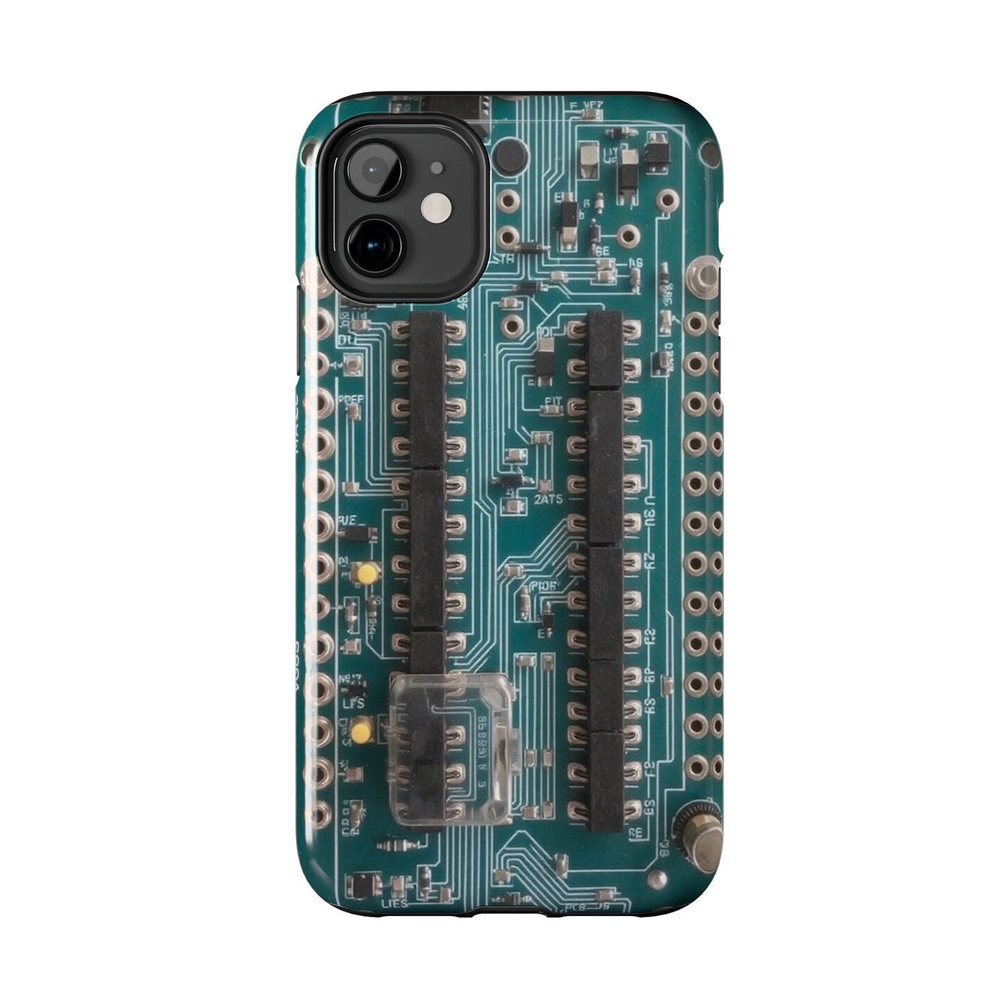 Old Circuits Design Tough Phone Case - for iPhone