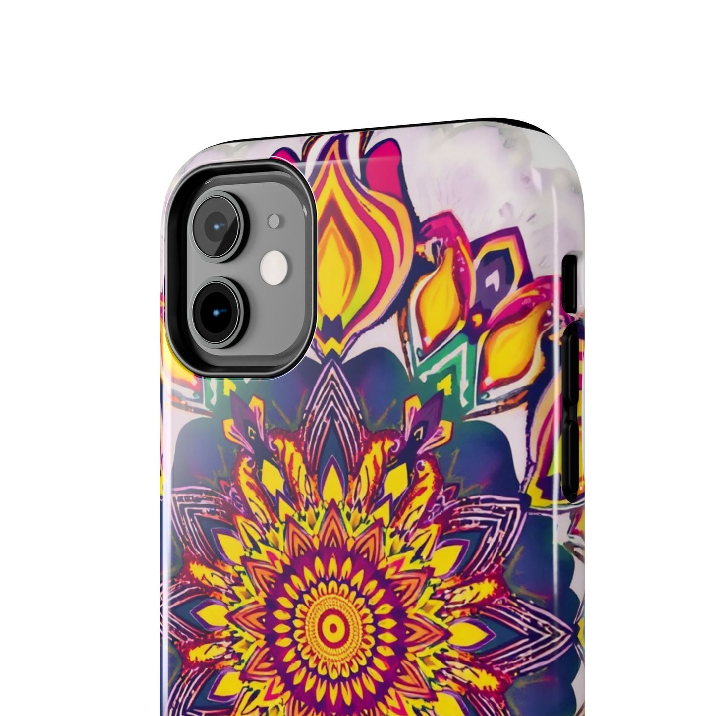 Vibrant Mandala Tough Phone Case - Boho Style Protection - for iPhone