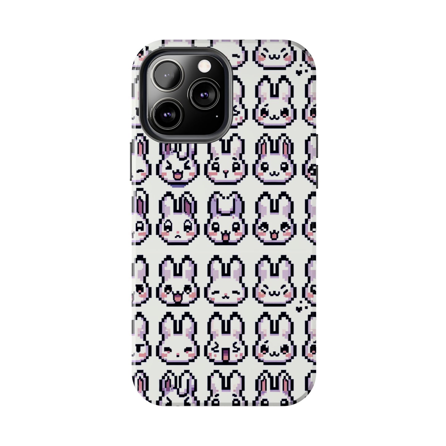 Cute Pixel Bunny Tough Phone Case - Stylish & Protective Cover for iPhone