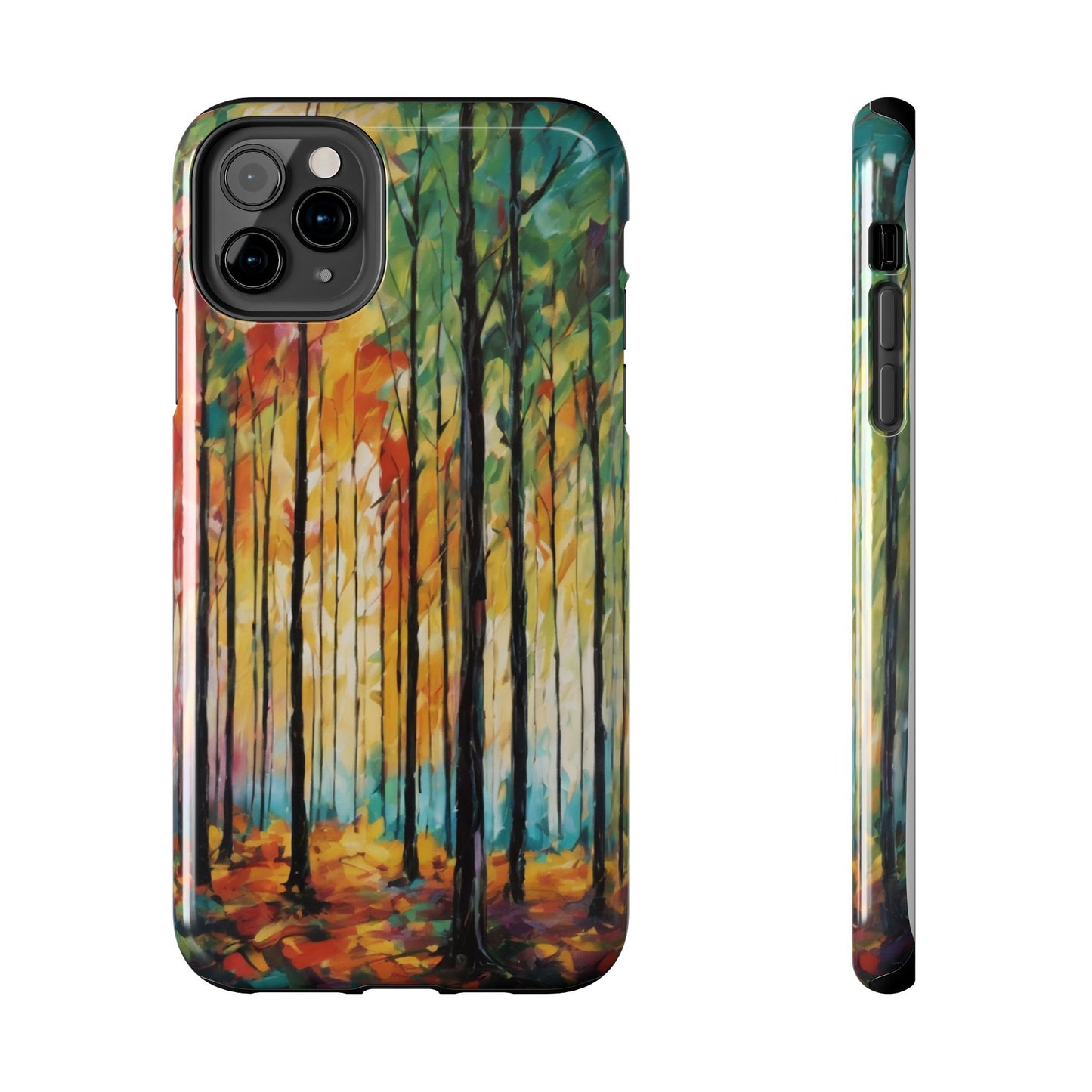 Autumn Forest Tough Phone Case - Colorful Nature Design - for iPhone