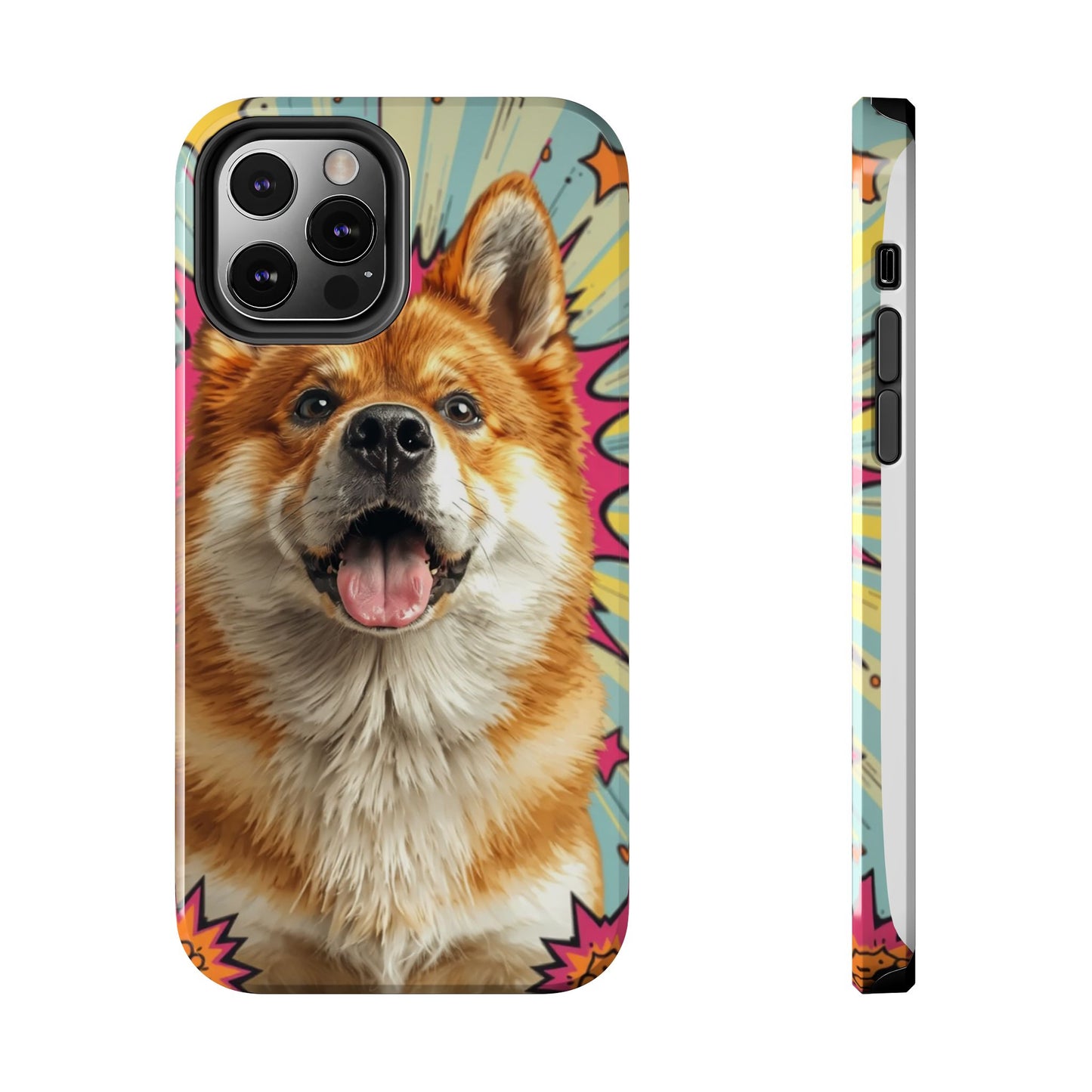 Playful Dog Tough Phone Case - Durable & Stylish Pet Lover Gift