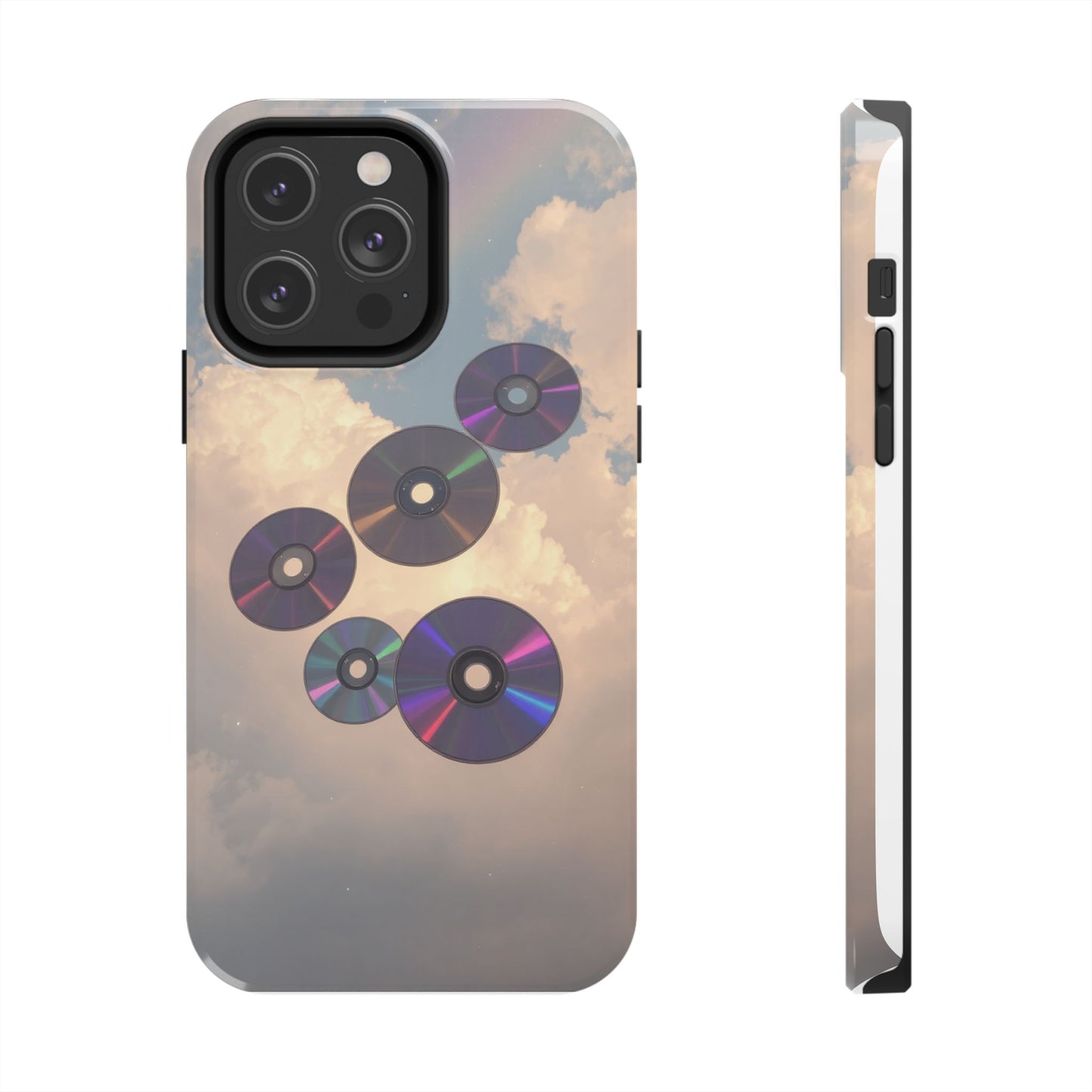 Vibrant Cloud CD Tough Phone Case - Durable and Stylish