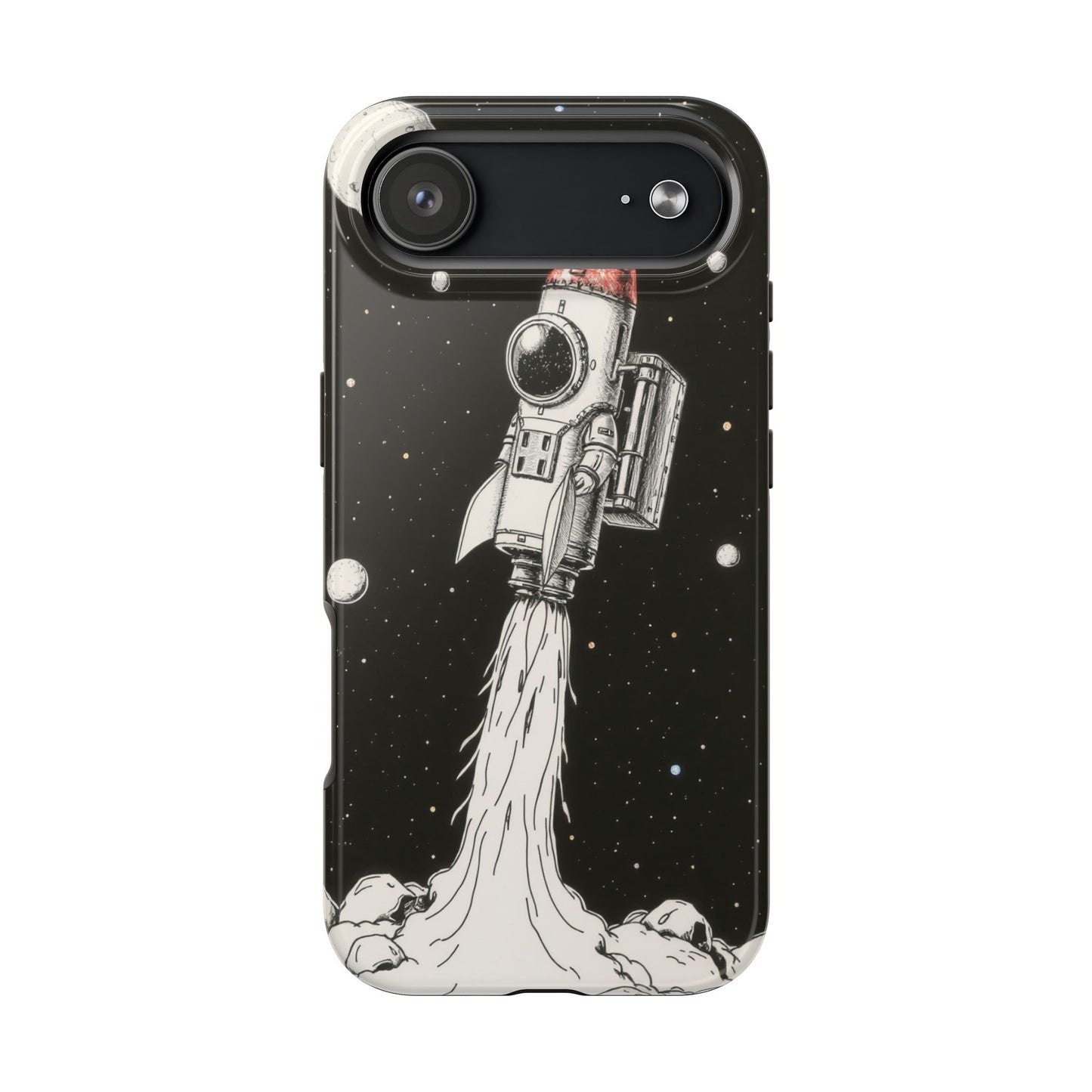 Cool Tough Phone Case for iPhone - Astro-Rocket Bond