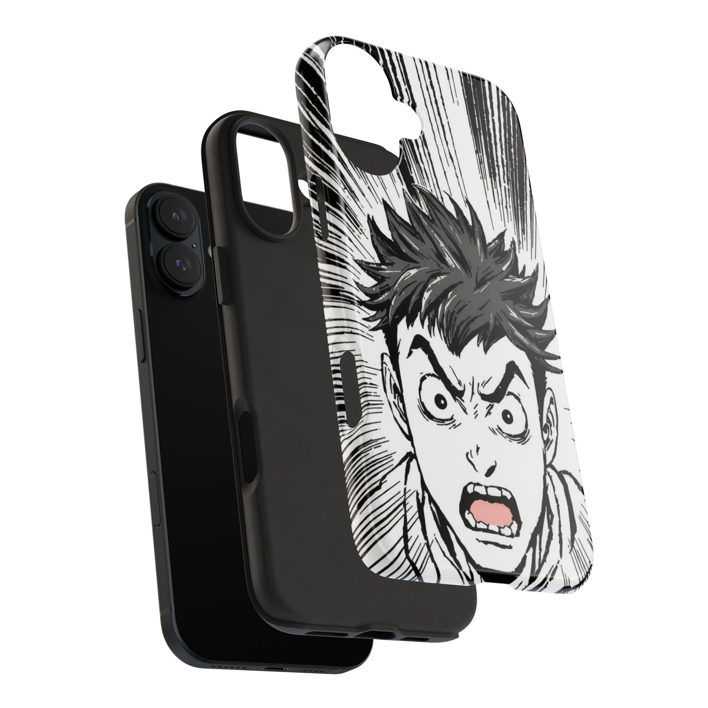 Intense Graphic Phone Case - Tough Design for Anime Fans