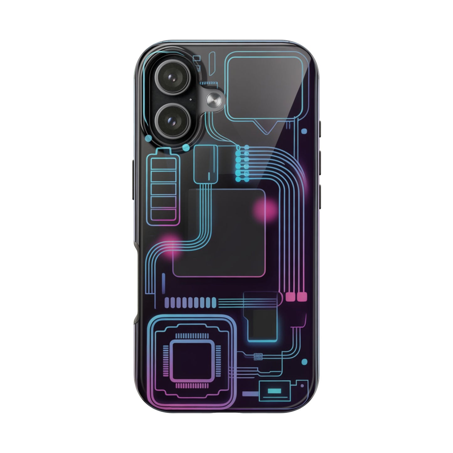 Cyberpunk Circuits Tough Phone Case