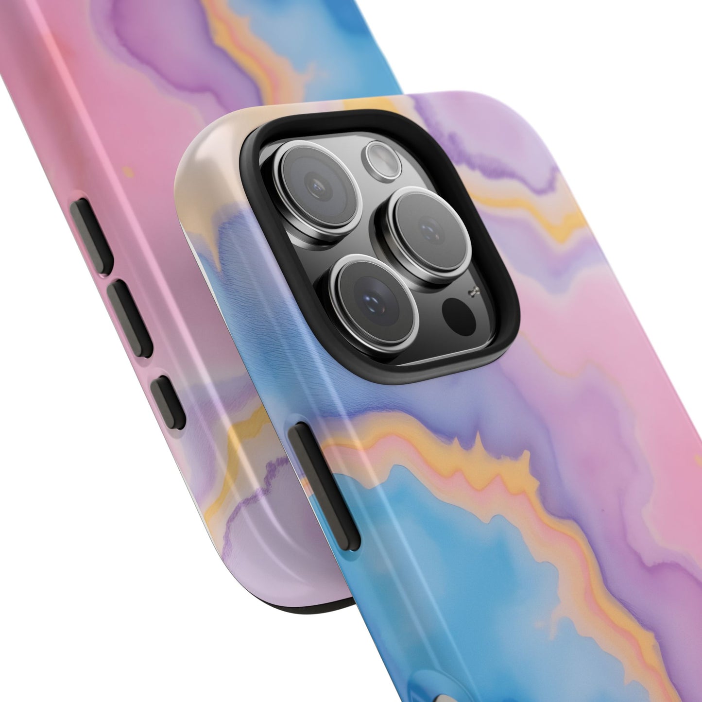 Watercolor Abstract Colors Tough Phone Case - Protective Cover for iPhone