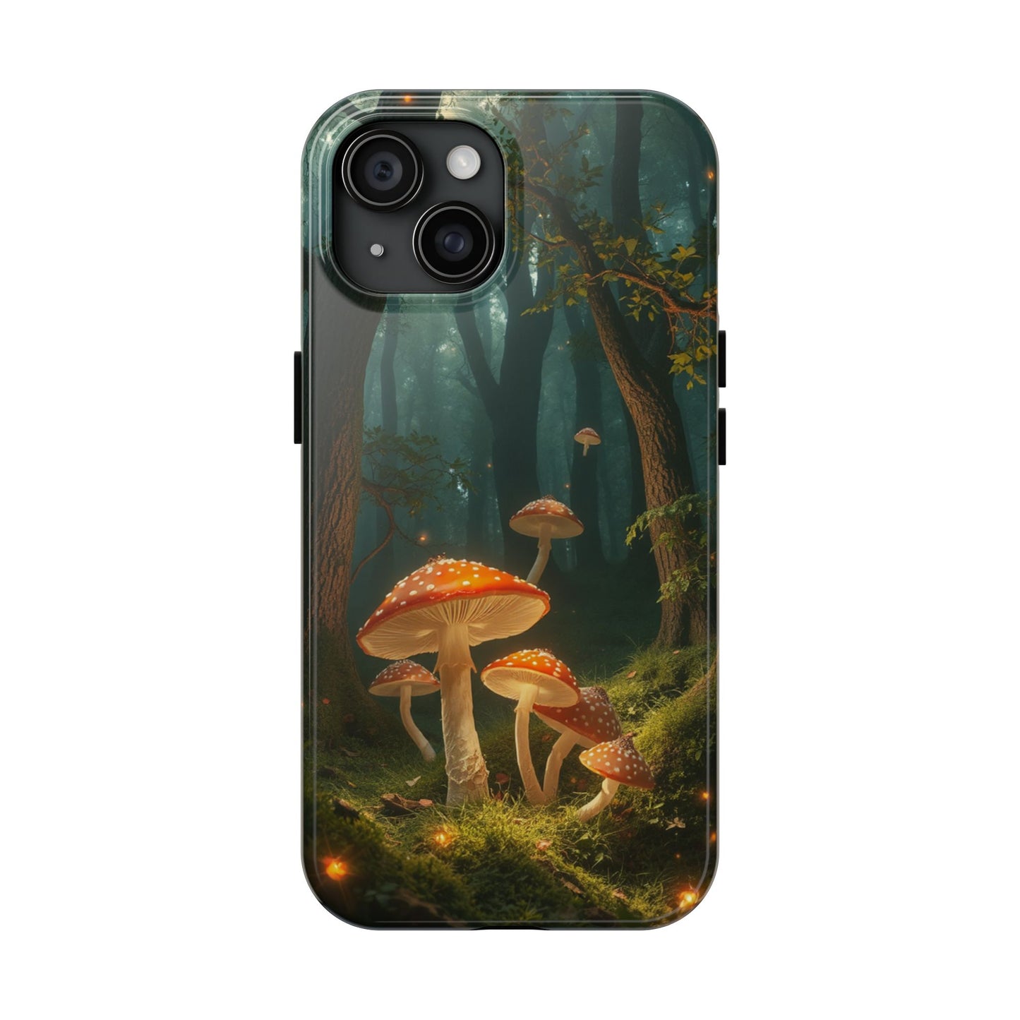 Whimsical Mushroom Tough Phone Case - Forest Fantasy Design
