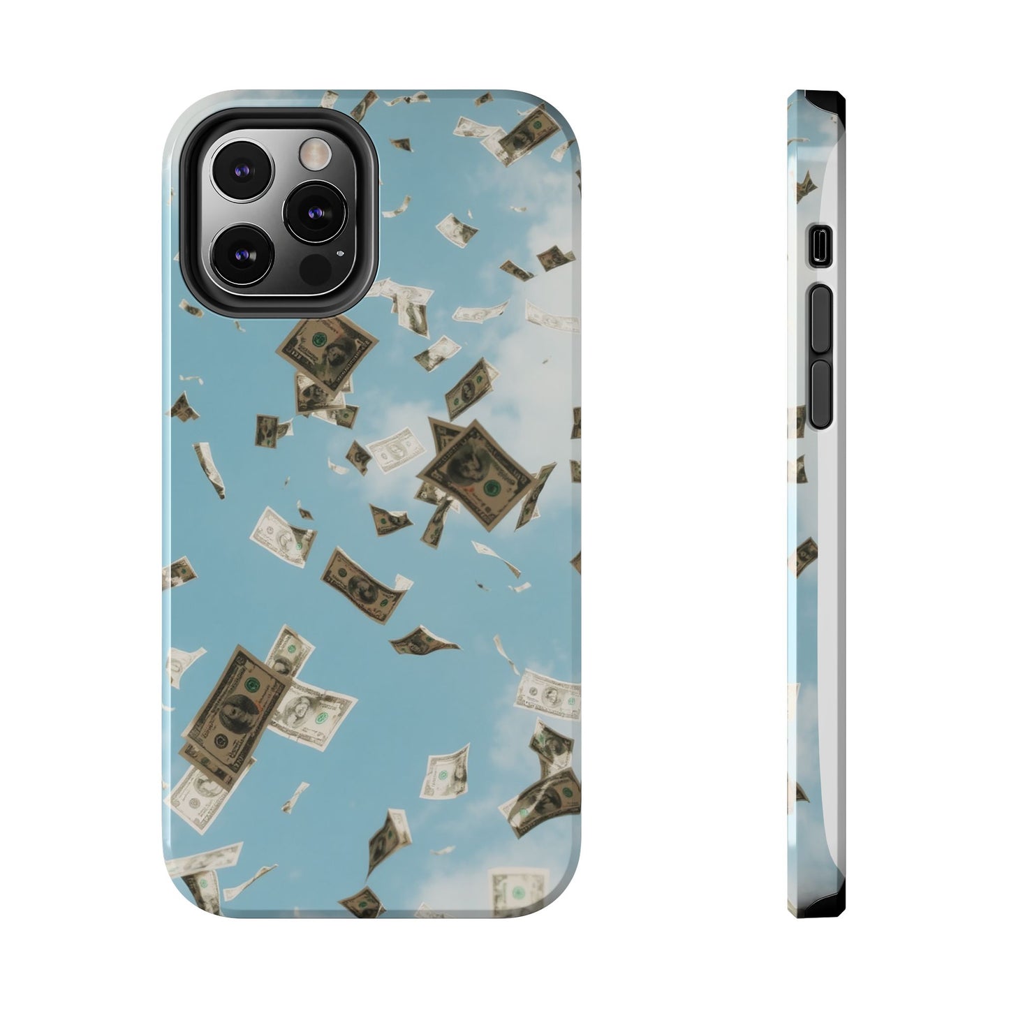 Cinematic Money Rain Phone Case | Tough & Stylish Accessory for Trendsetters, Gift for Birthdays, Graduations, and Celebrations