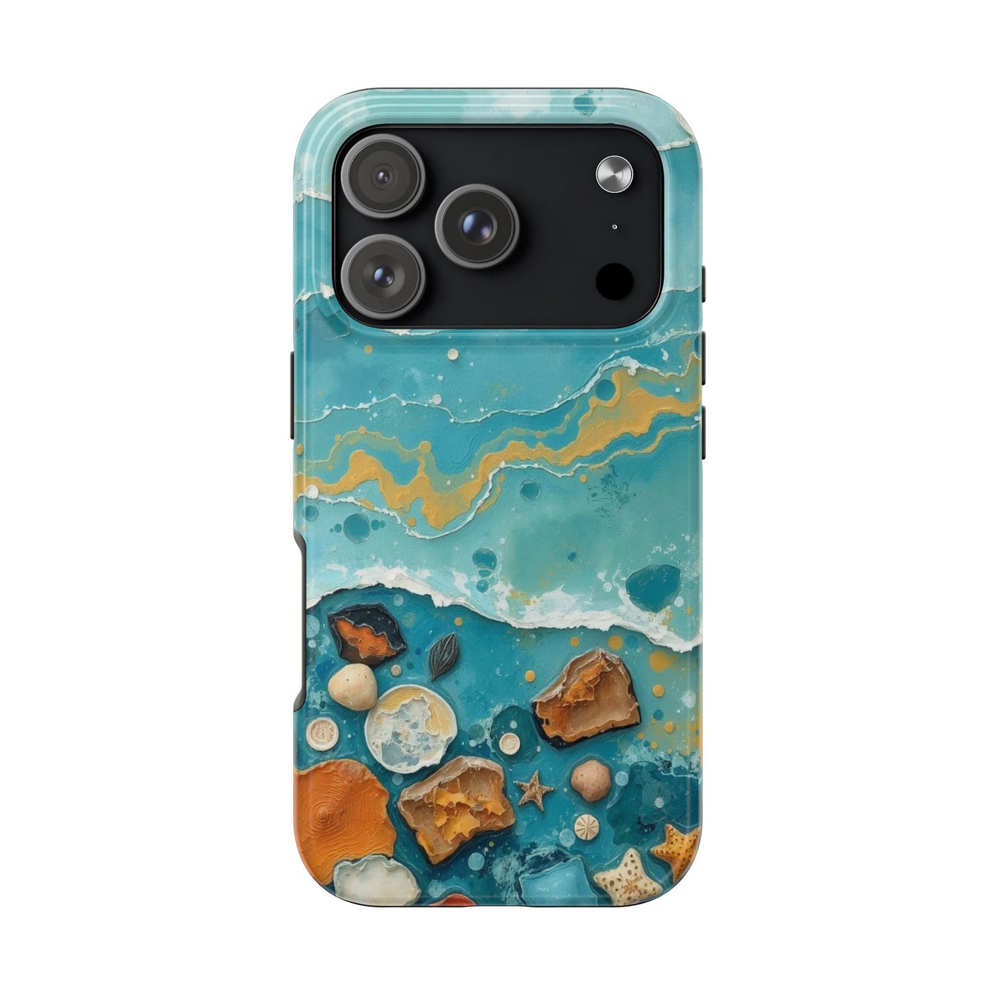 Ocean-Inspired Tough Phone Cases - Coastal Beach Vibe, Easy Accessory for Beach Lovers