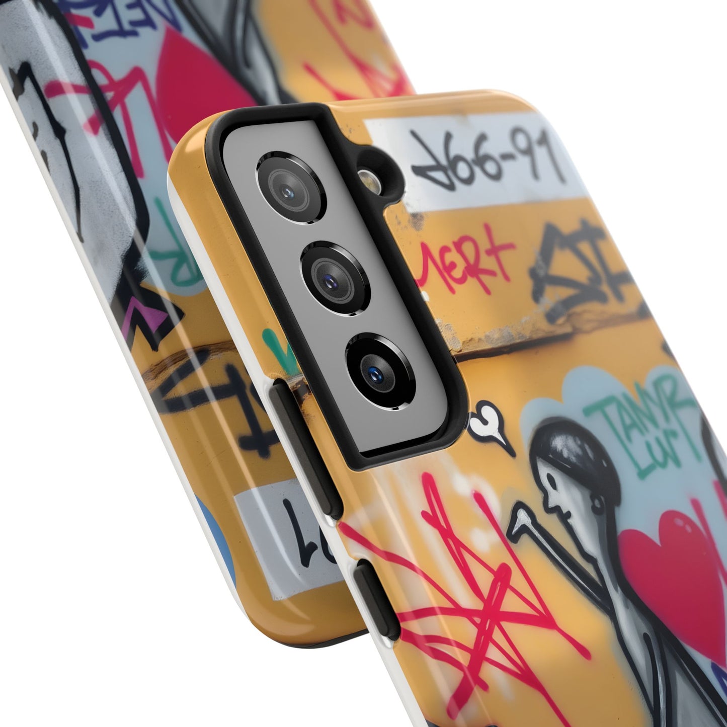 Urban Cupid Graffiti Tough Phone Case - Durable Protection with Street Art Vibe - for iPhone