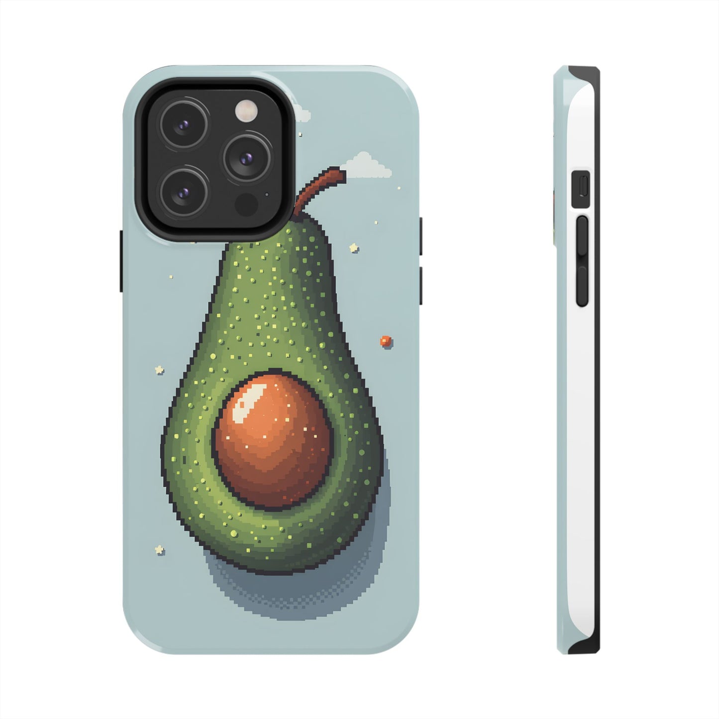 Pixel Avocado Tough Phone Case - Perfect for Foodies & Nature Lovers - for iPhone
