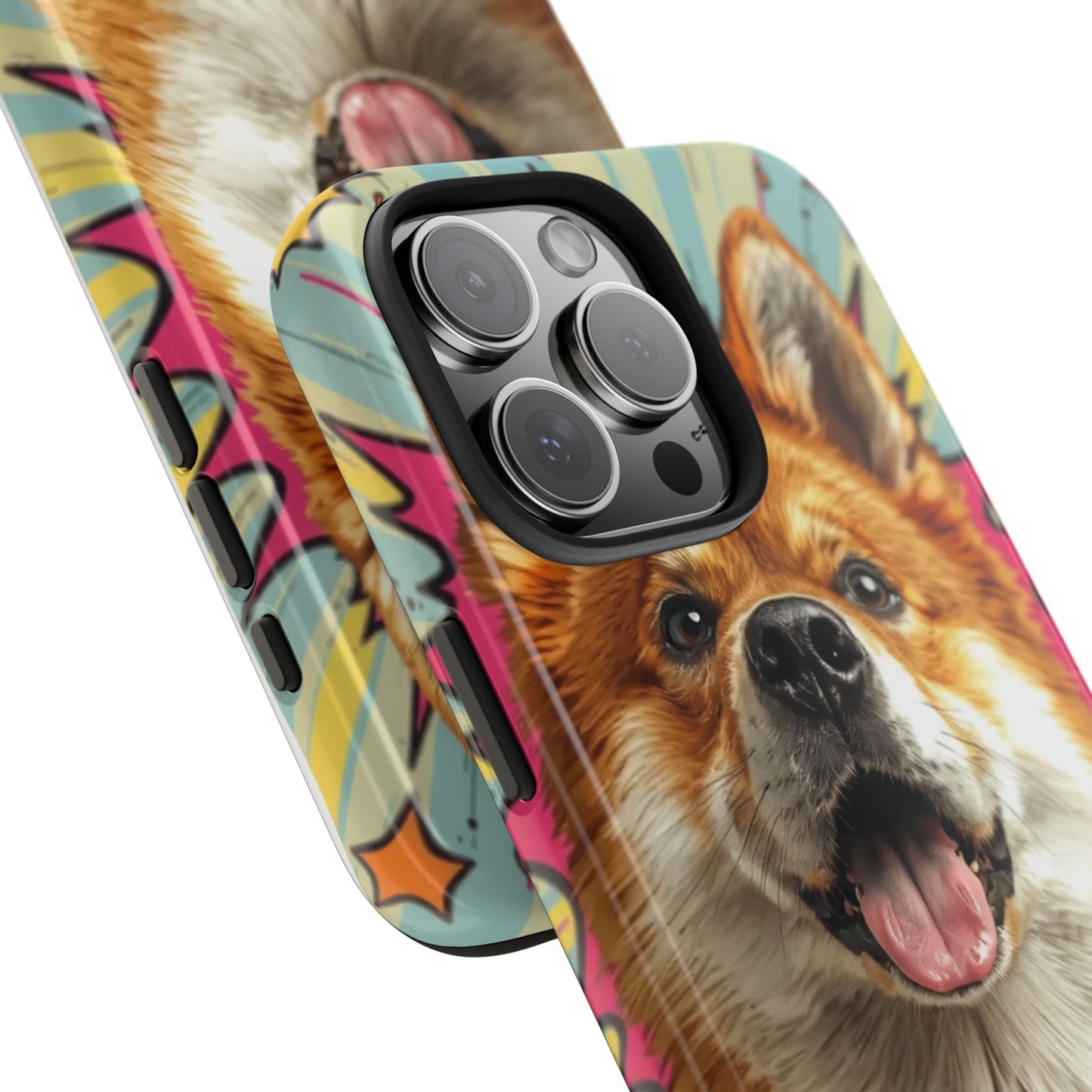 Playful Dog Tough Phone Case - Durable & Stylish Pet Lover Gift