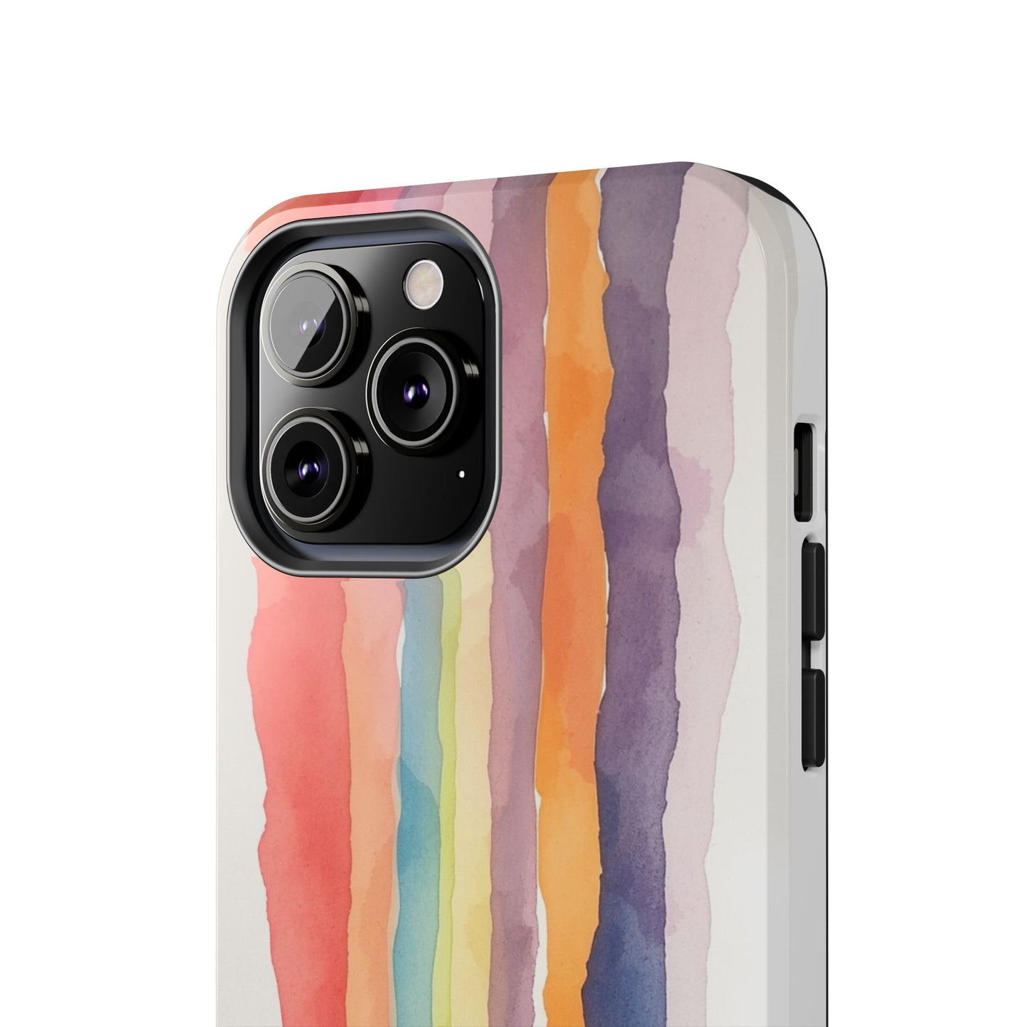 Colorful Watercolor Tough Phone Case - Stylish and Durable Cover for Creative Souls
