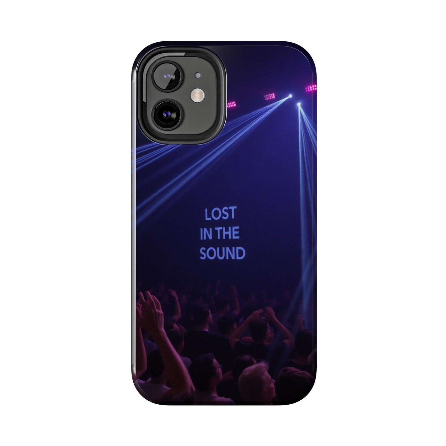 Vibrant Tough Phone Case - 'Lost in the Sound' Design for Music Lovers