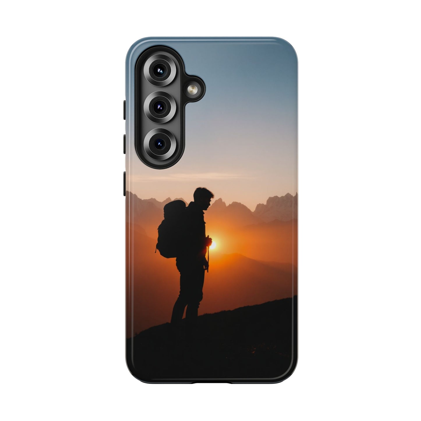 Explorer Adventure Sunset Mountain iPhone Case