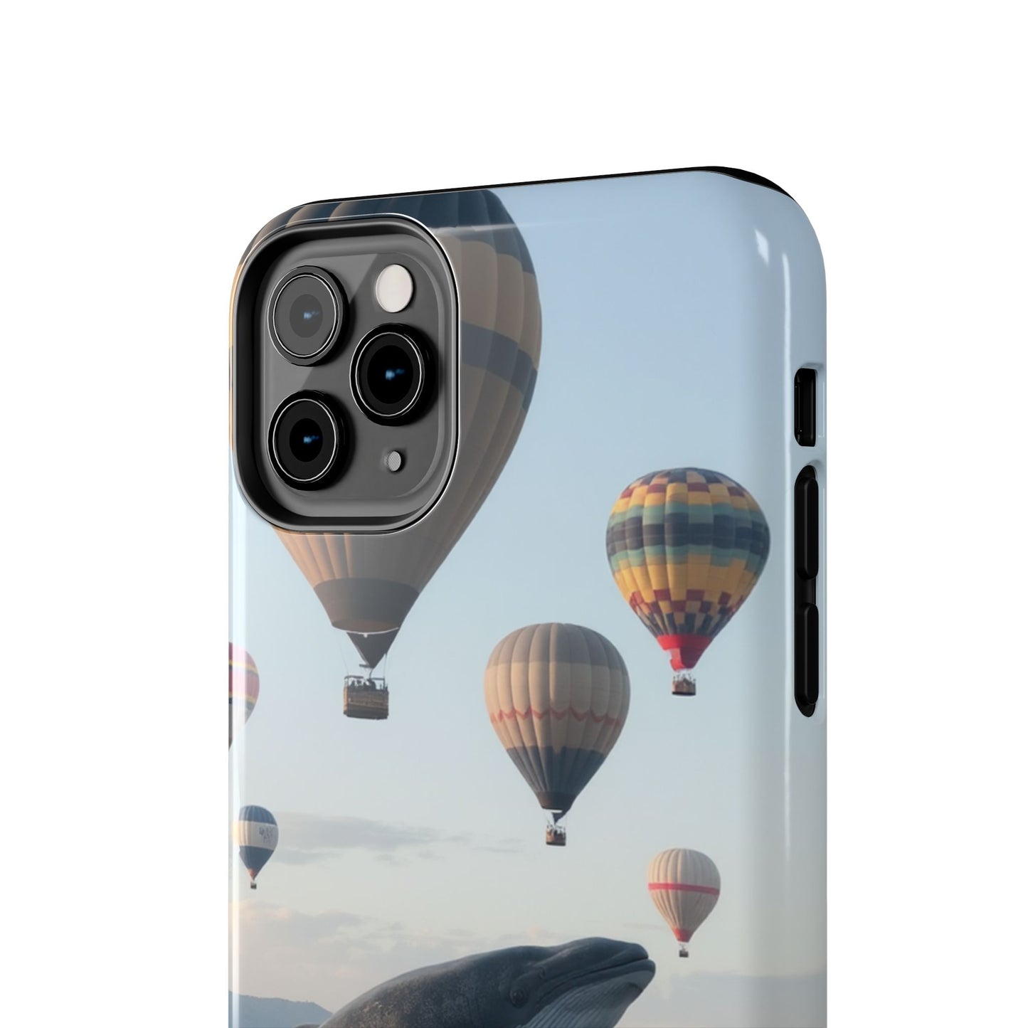 Whale Hot Air Balloon Tough Phone Case - Adventure & Nature Lovers