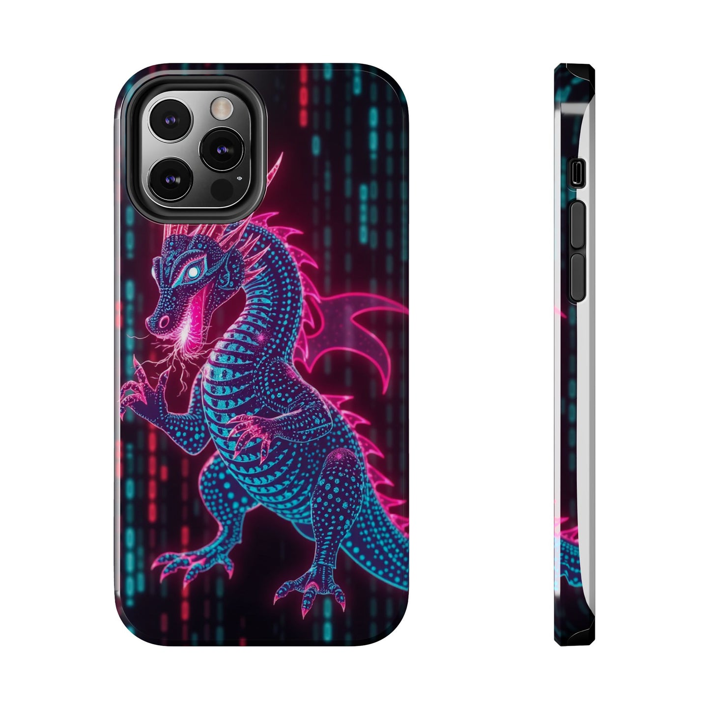 Electrifying Dragon Phone Case - Tough, Stylish Protection for Fantasy Lovers