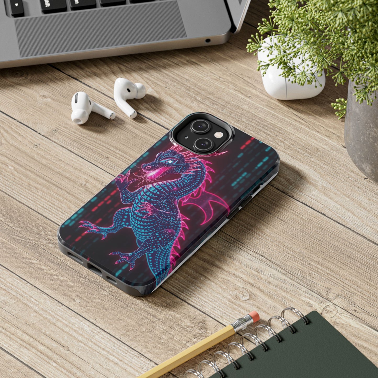 Electrifying Dragon Phone Case - Tough, Stylish Protection for Fantasy Lovers