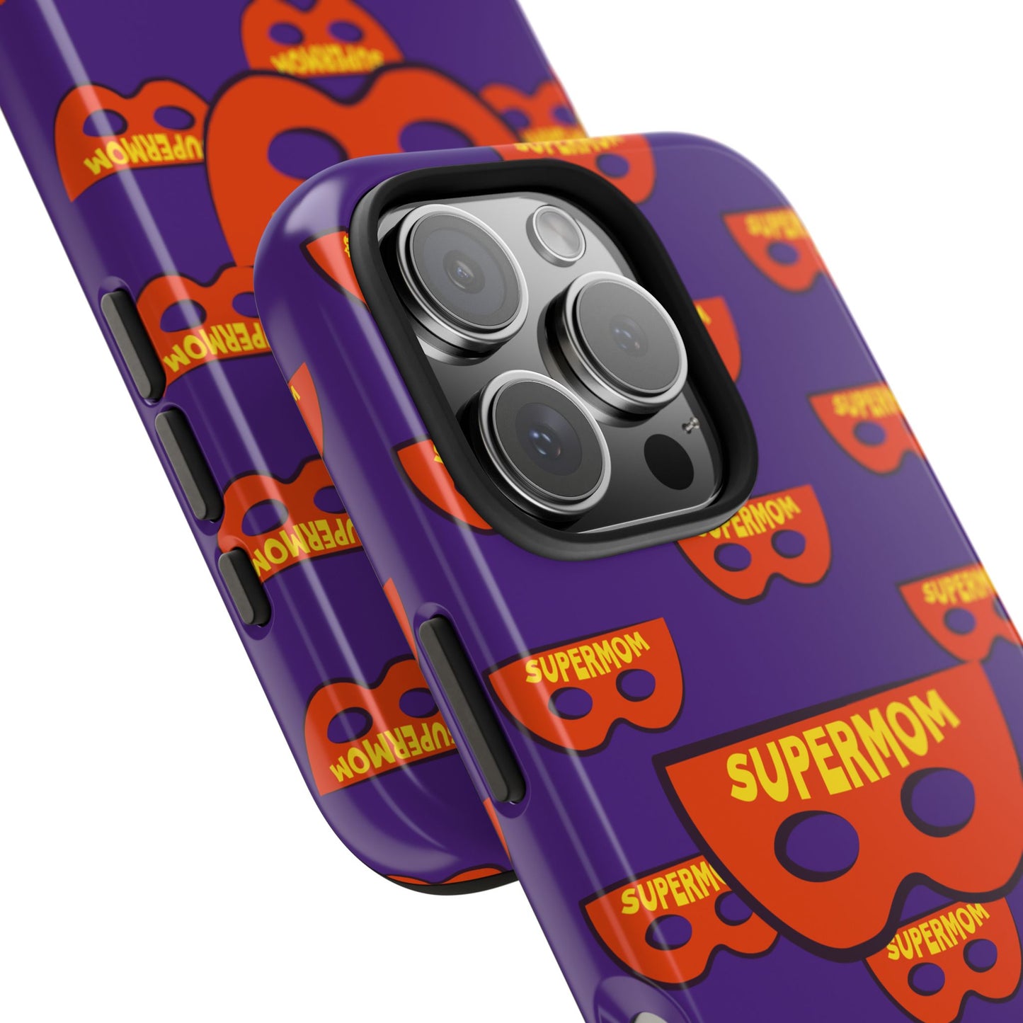 Supermom Tough Phone Case - Durable Protection with Fun Design - for iPhone