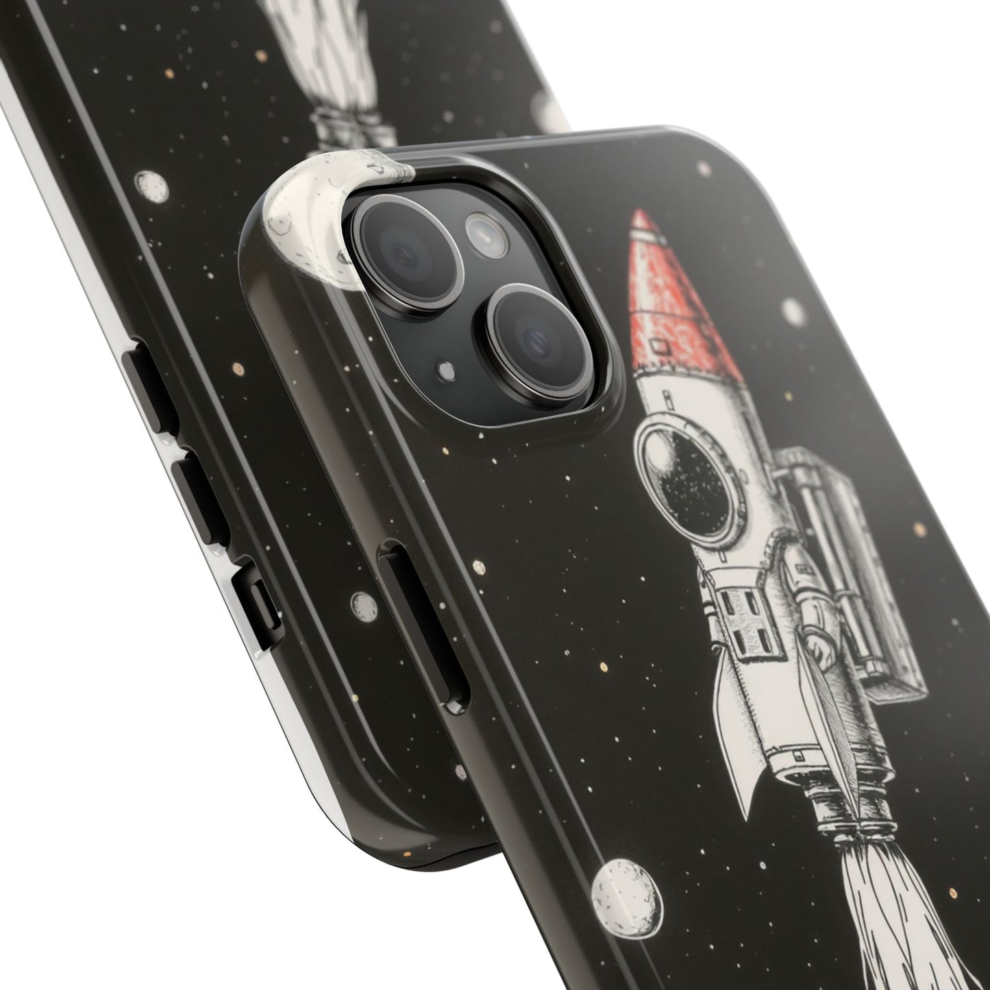Cool Tough Phone Case for iPhone - Astro-Rocket Bond