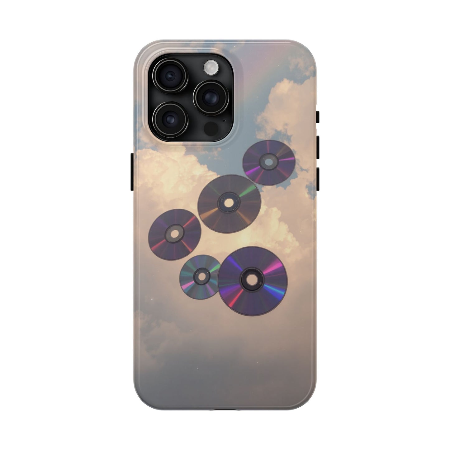 Vibrant Cloud CD Tough Phone Case - Durable and Stylish