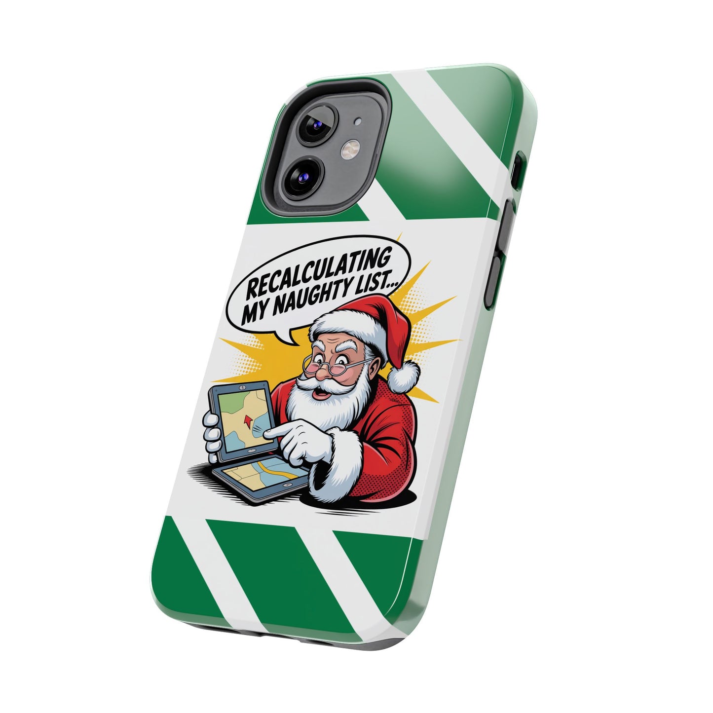 Santa Naughty List Phone Case - Tough & Fun Holiday Protection