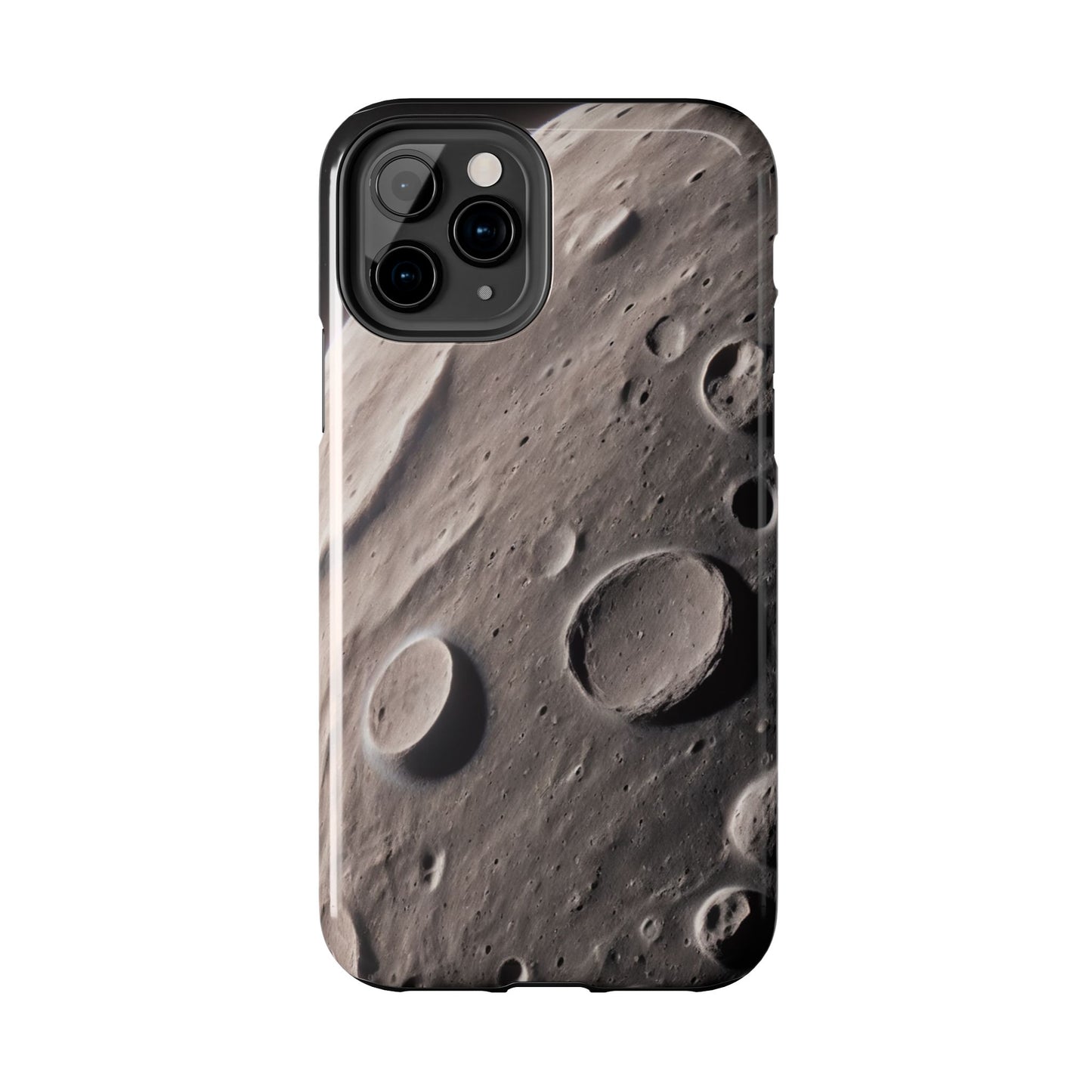 Celestial Moon Surface Tough Phone Case | Durable Space-Themed Design - for iPhone
