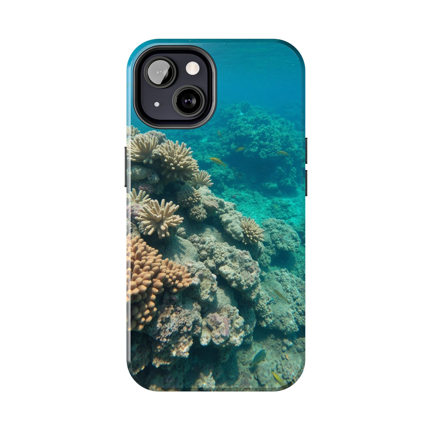 Coral Reef Tough Phone Case - Ocean Vibes Protection for Adventure Lovers
