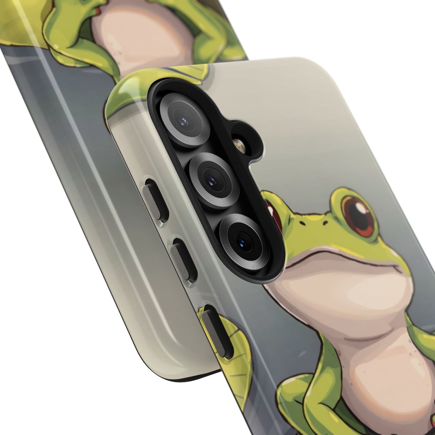 Cute Frog Tough Phone Case - Durable Protection with Nature Vibe
