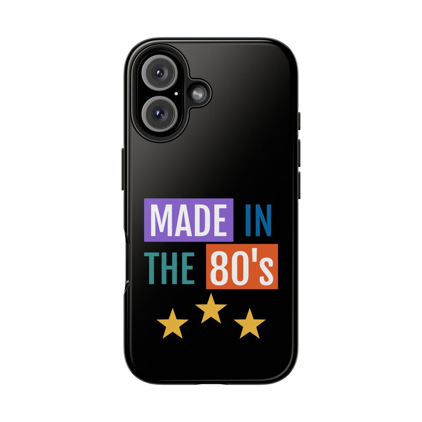 80's Retro Tough Phone Case - Made in the 80's Design