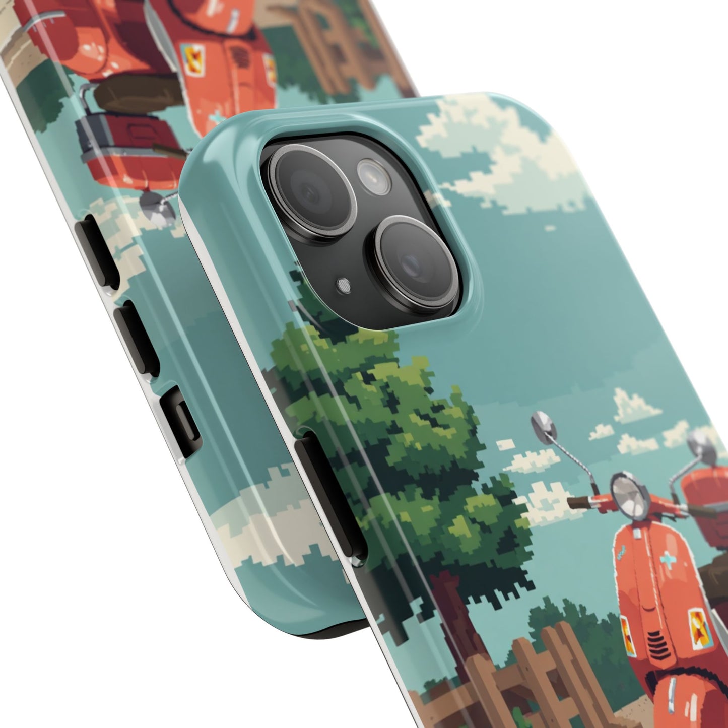 Retro Scooter Phone Case - Tough & Stylish Protection