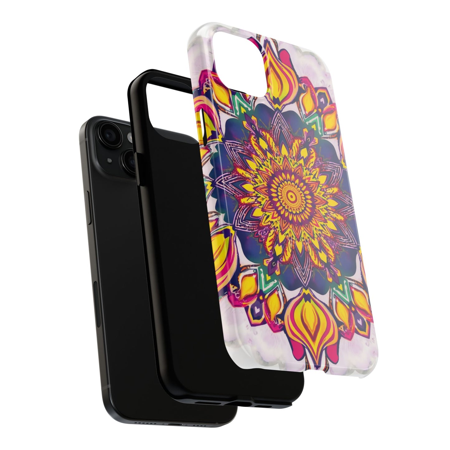 Vibrant Mandala Tough Phone Case - Boho Style Protection - for iPhone