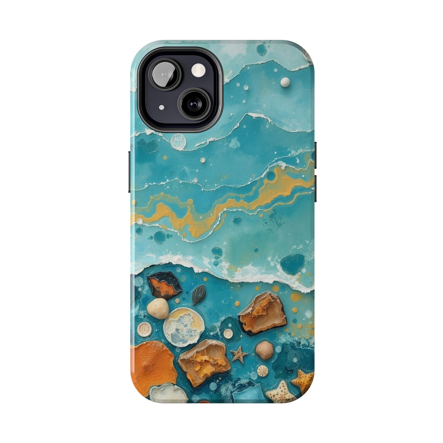 Ocean-Inspired Tough Phone Cases - Coastal Beach Vibe, Easy Accessory for Beach Lovers