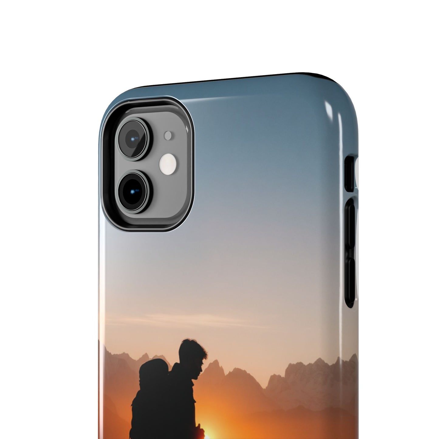 Explorer Adventure Sunset Mountain iPhone Case