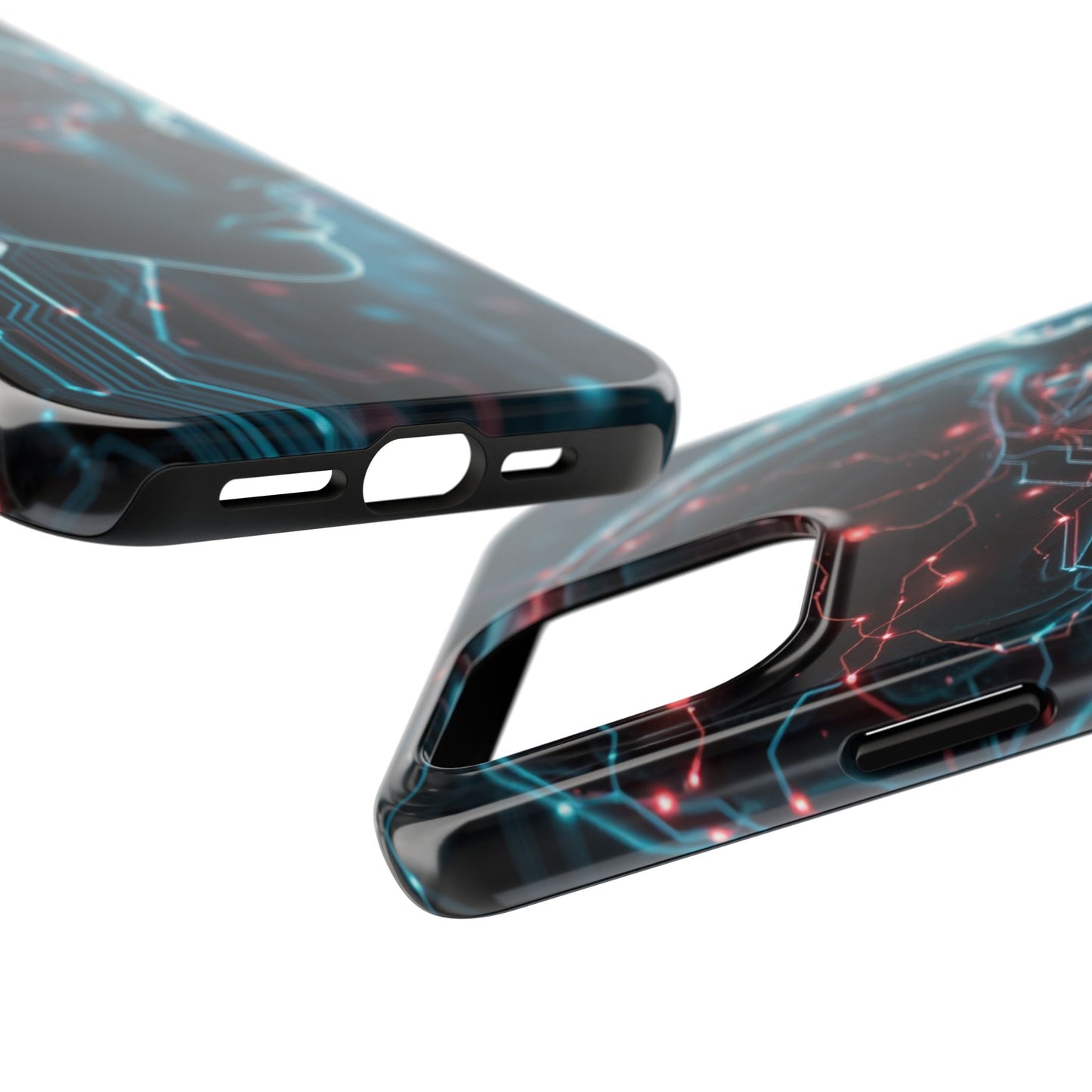 Futuristic Brain Design Tough Phone Case