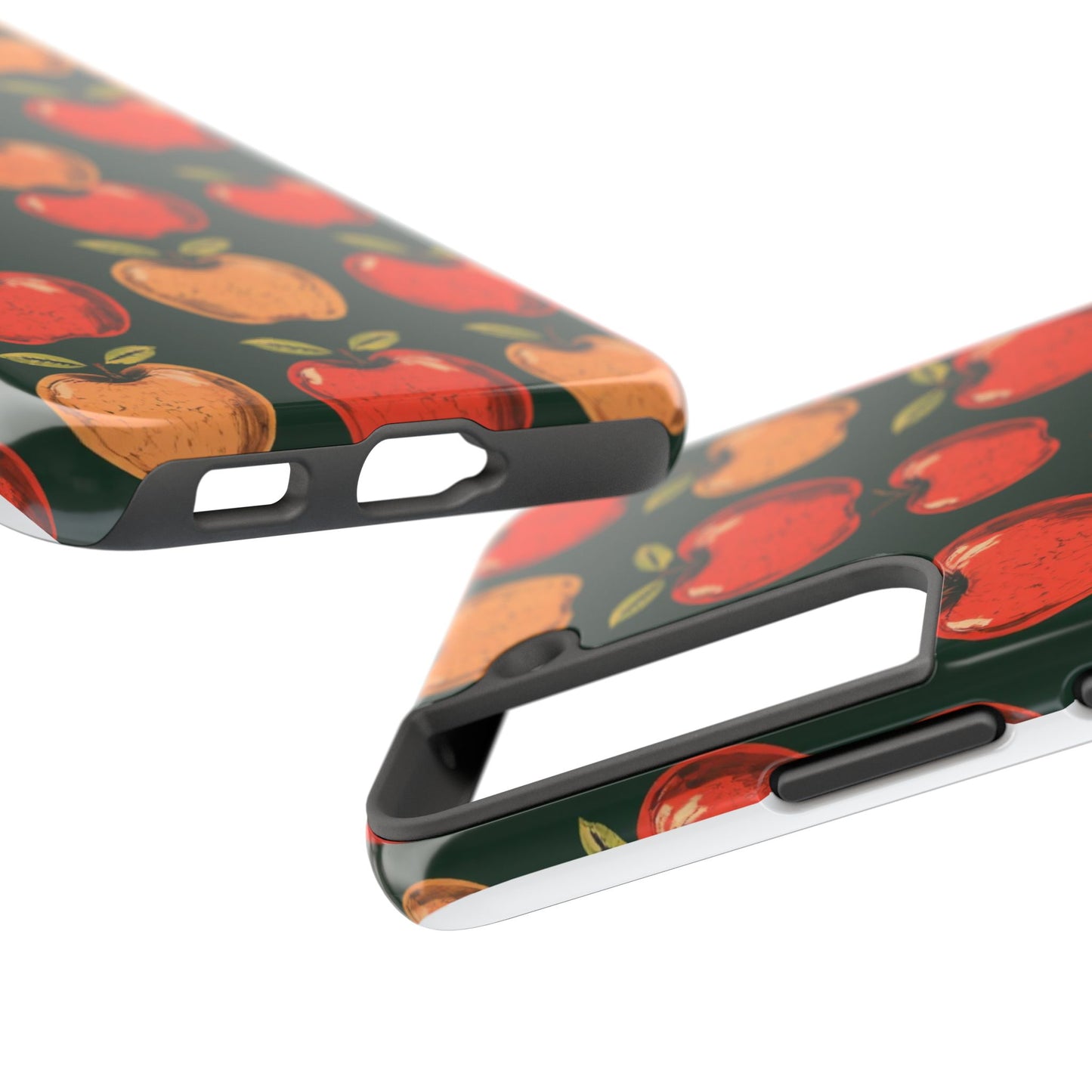 Apple Retro Pattern Tough Phone Case - Durable, Stylish, and Protective for Everyday Use - for iPhone