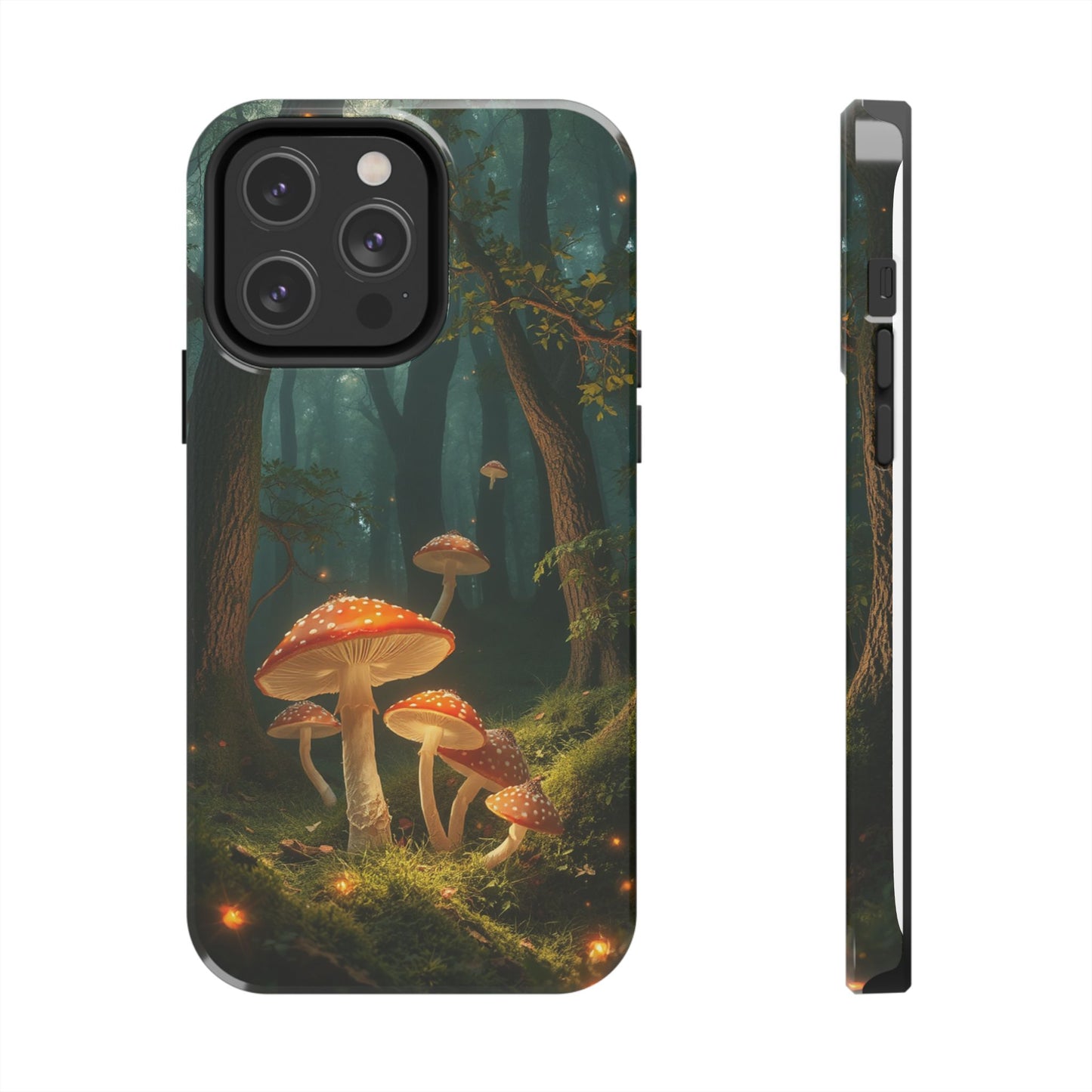Whimsical Mushroom Tough Phone Case - Forest Fantasy Design