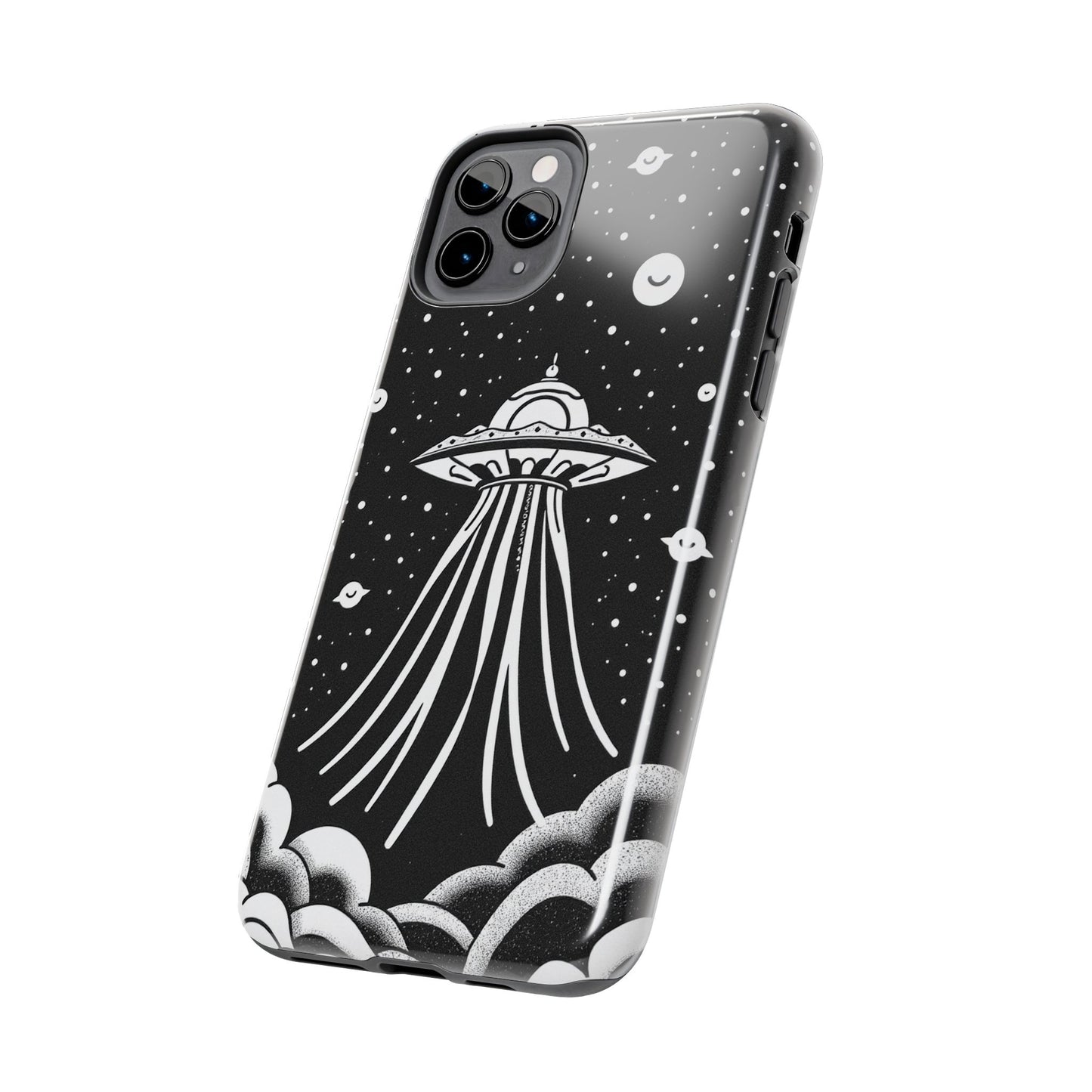 Galaxy UFO Tough Phone Case - Durable Protection with Unique Space Design