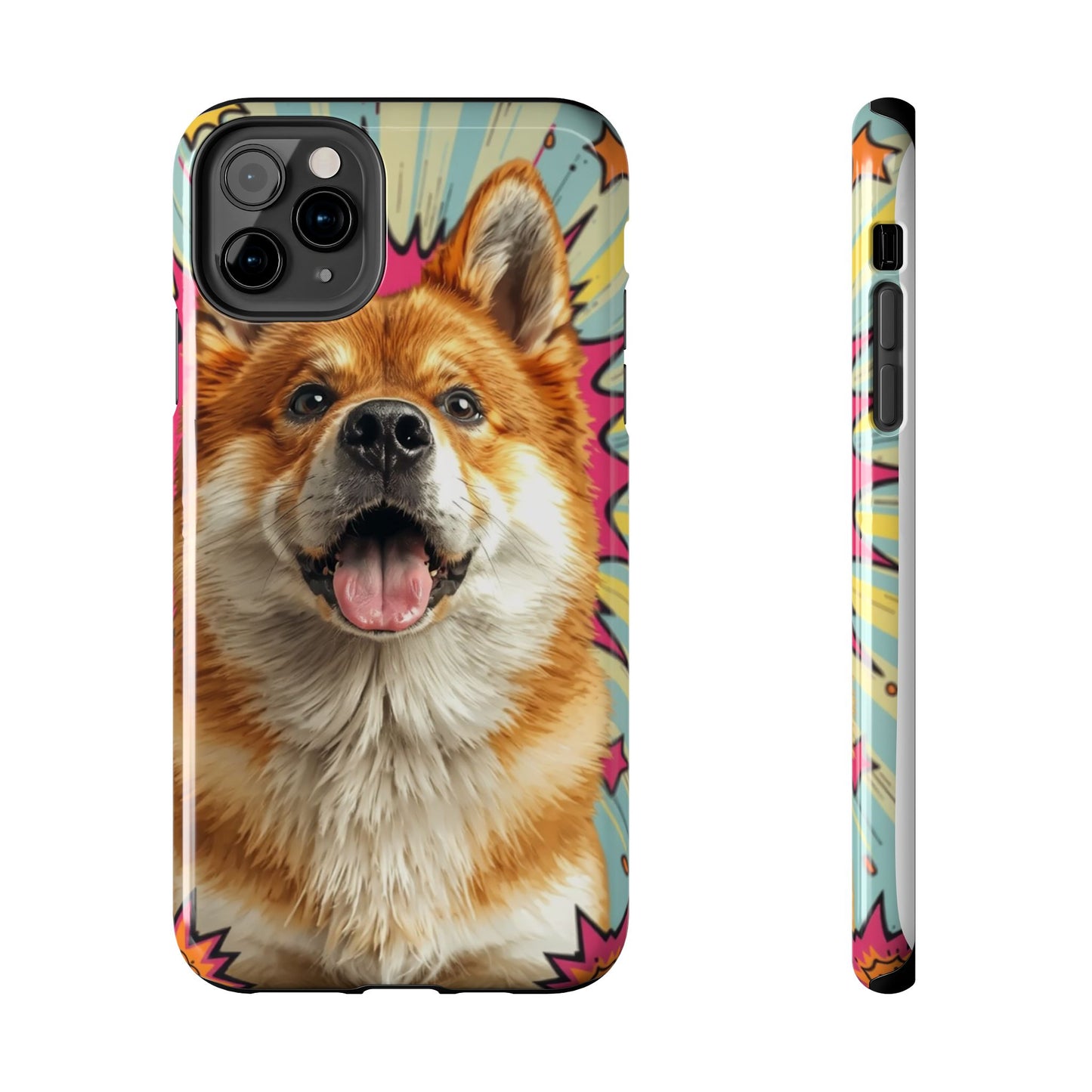Playful Dog Tough Phone Case - Durable & Stylish Pet Lover Gift